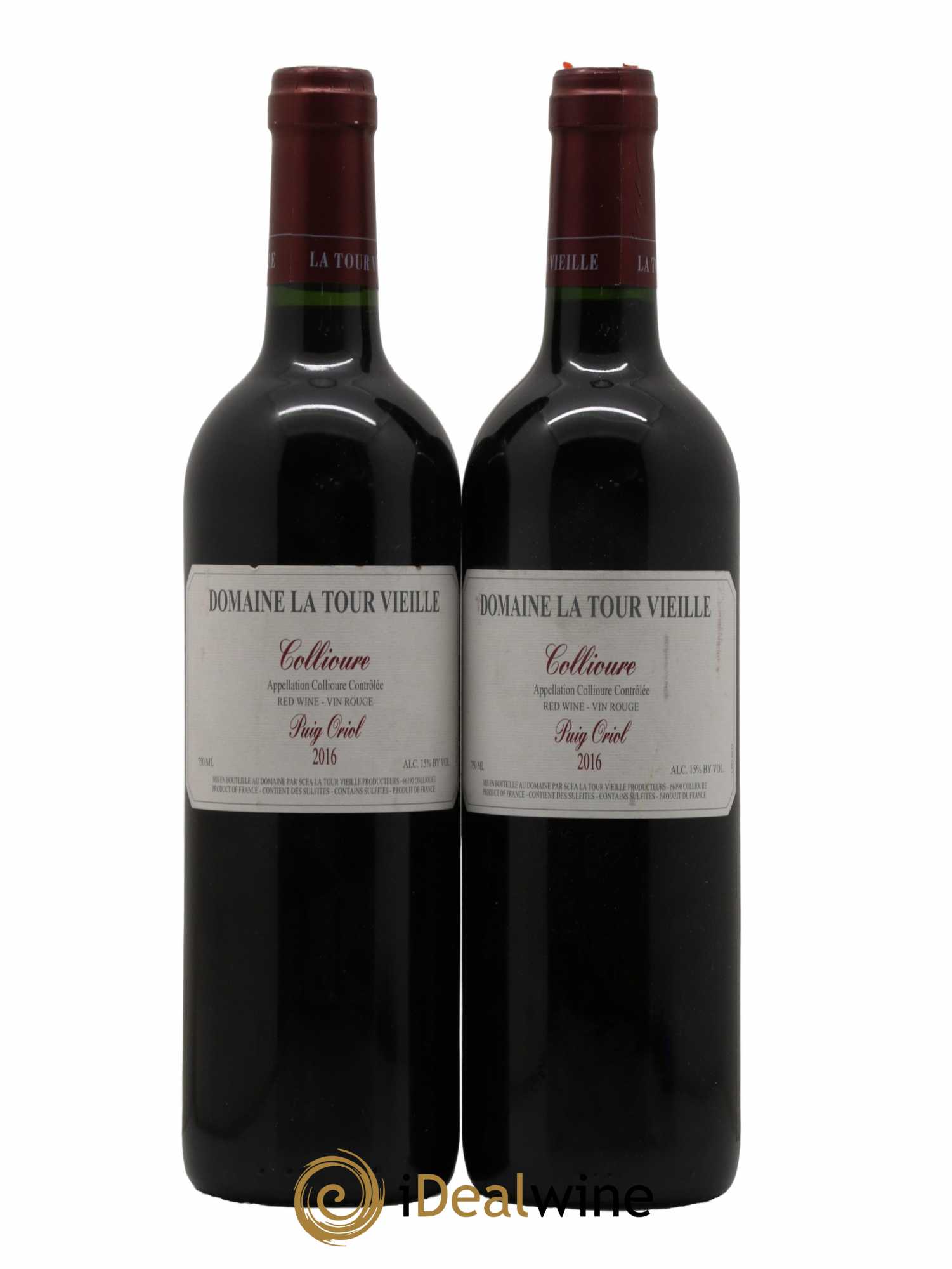Collioure Puig Oriol Tour Vieille 2016 - Lot de 2 bouteilles - 0