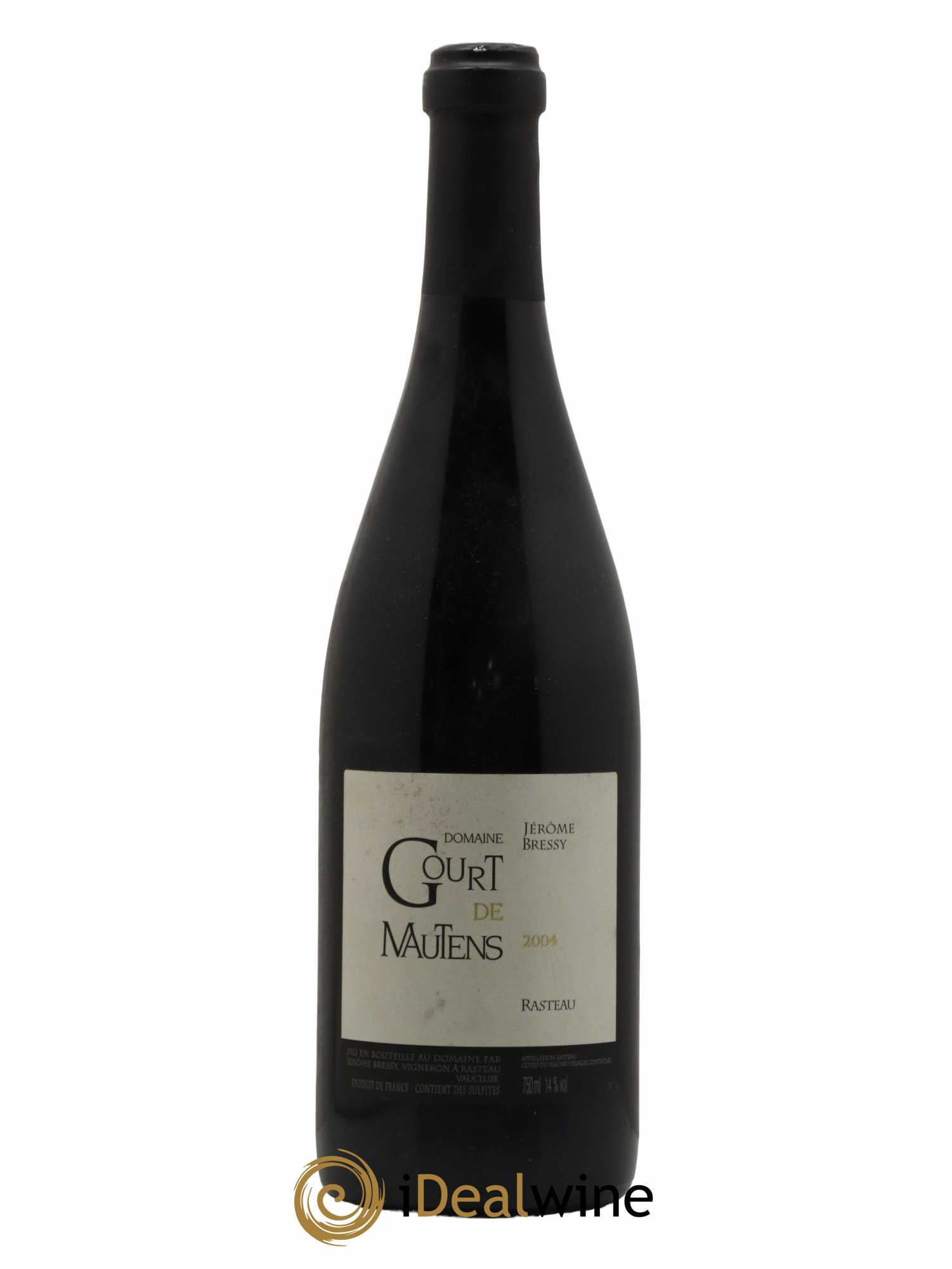 Rasteau Domaine Gourt de Mautens - Jérôme Bressy 2004 - Lot de 1 bouteille - 0