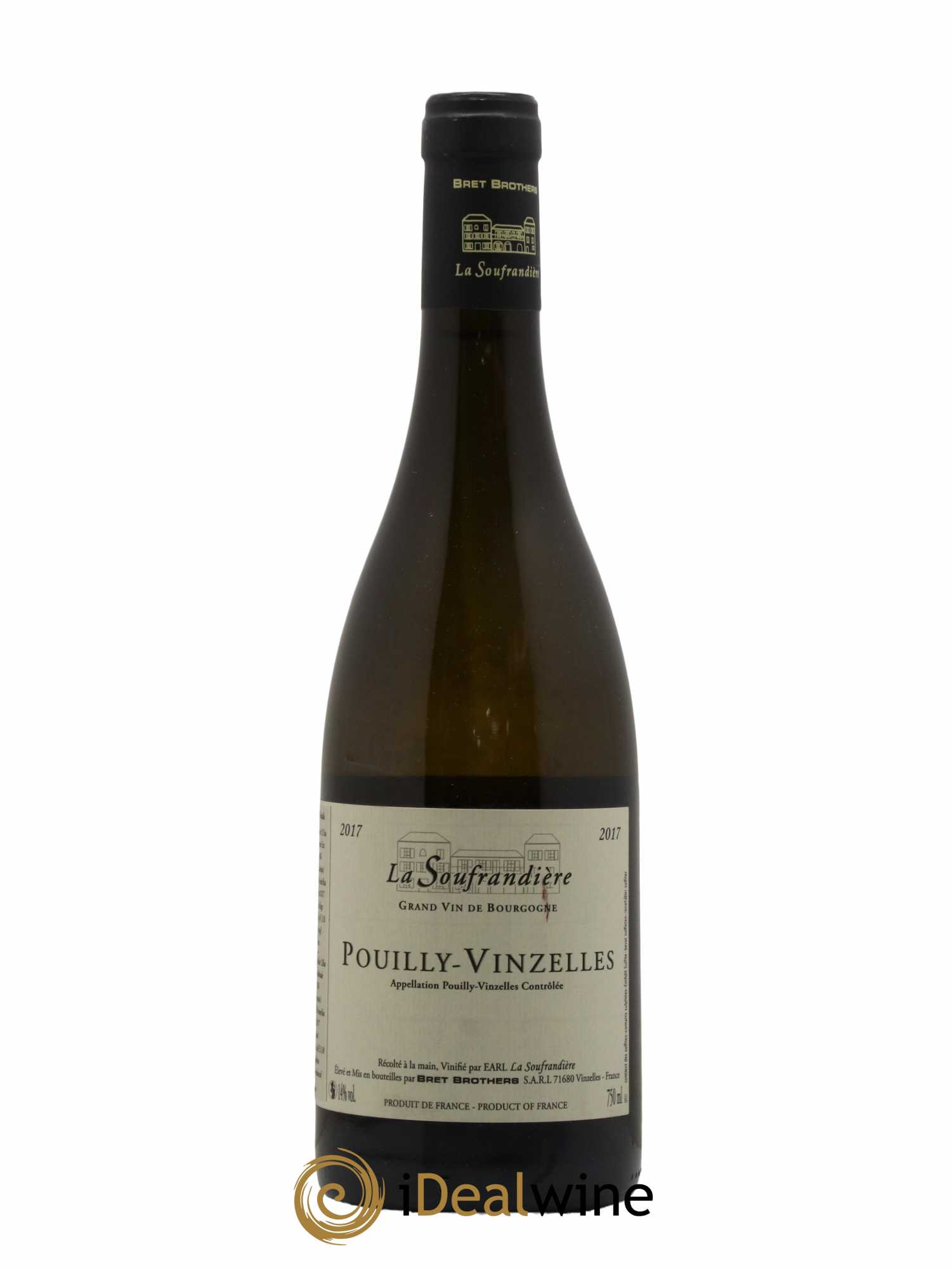 Pouilly-Vinzelles La Soufrandière - Bret Brothers 2017 - Lot de 1 bouteille - 0