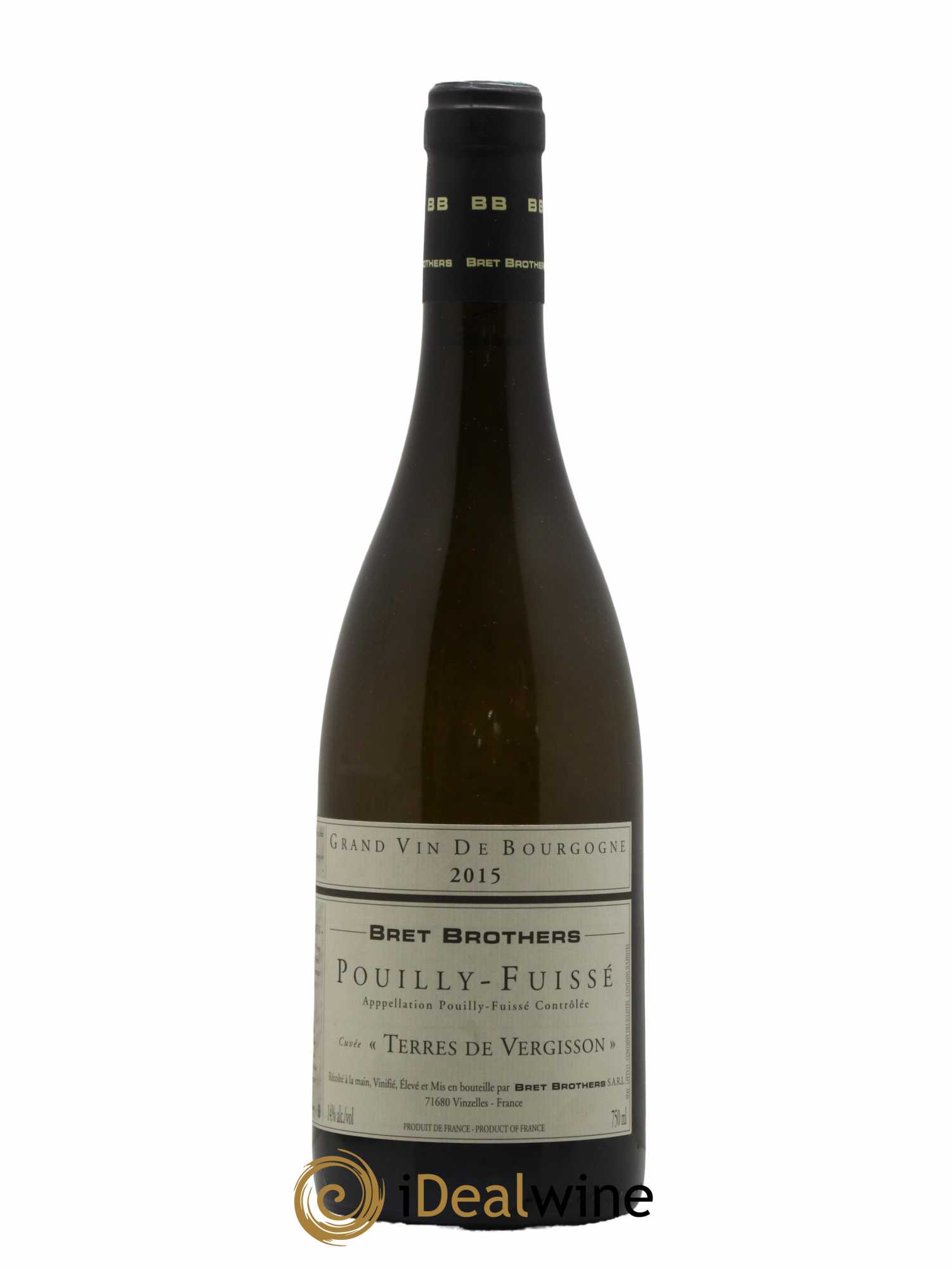 Pouilly-Fuissé Cuvée Terres De Vergisson Bret Brothers 2015 - Lot de 1 bouteille - 0