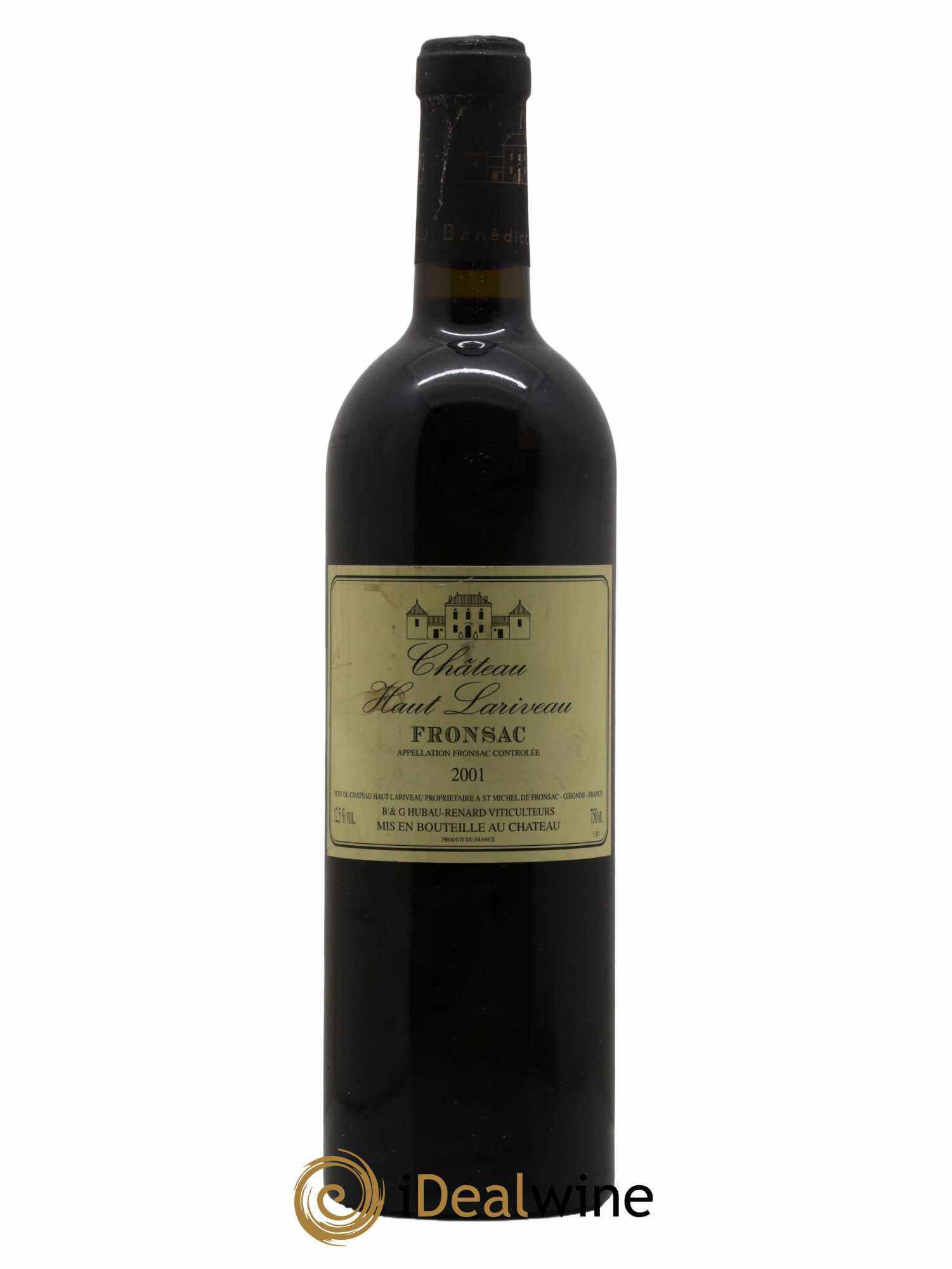 Fronsac Chateau Haut Lariveau 2001 - Lot de 1 bouteille - 0