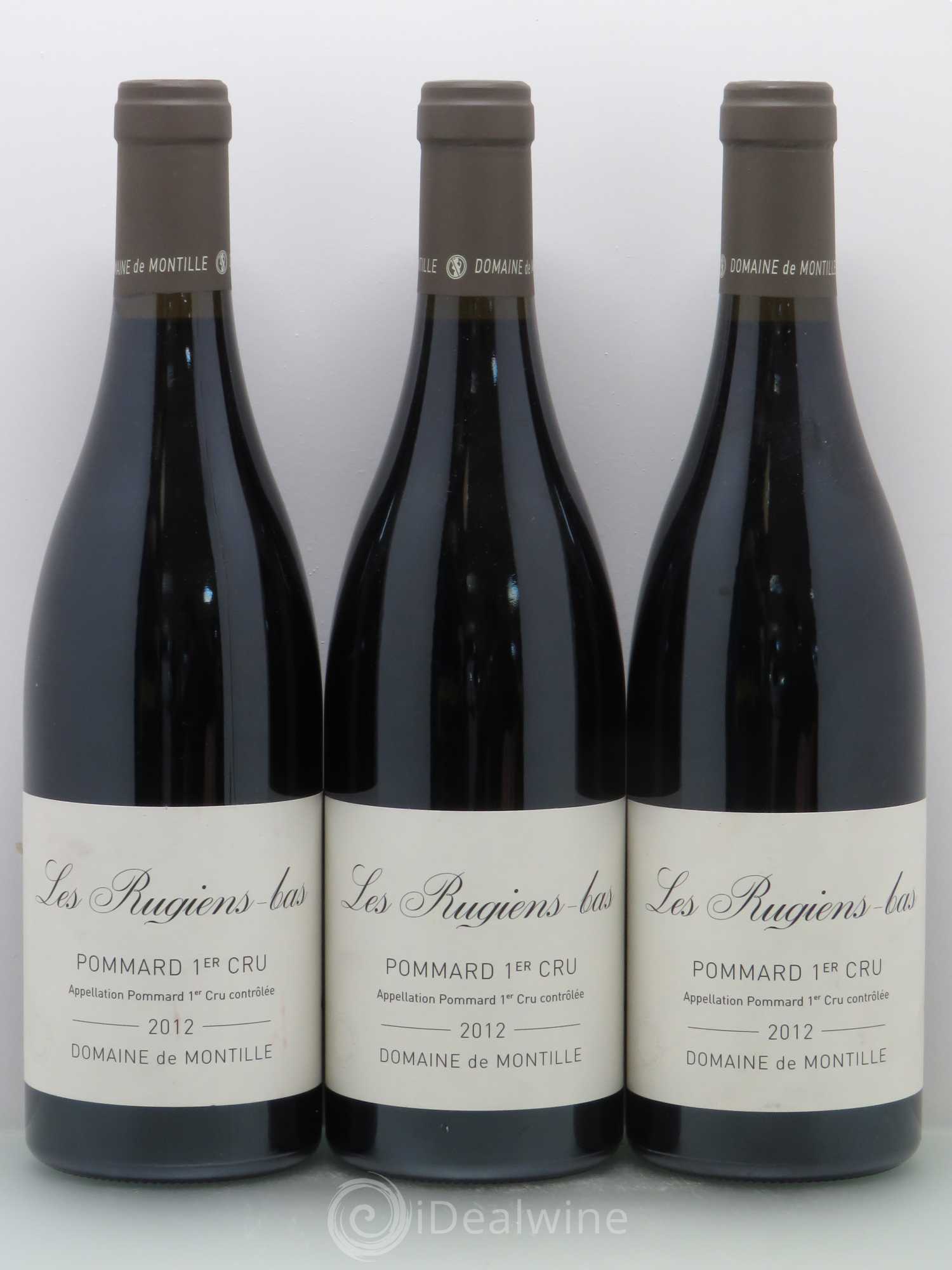 Pommard 1er Cru Les Rugiens-bas De Montille (Domaine) Les Rugiens bas 2012 - Lot de 3 bouteilles - 0