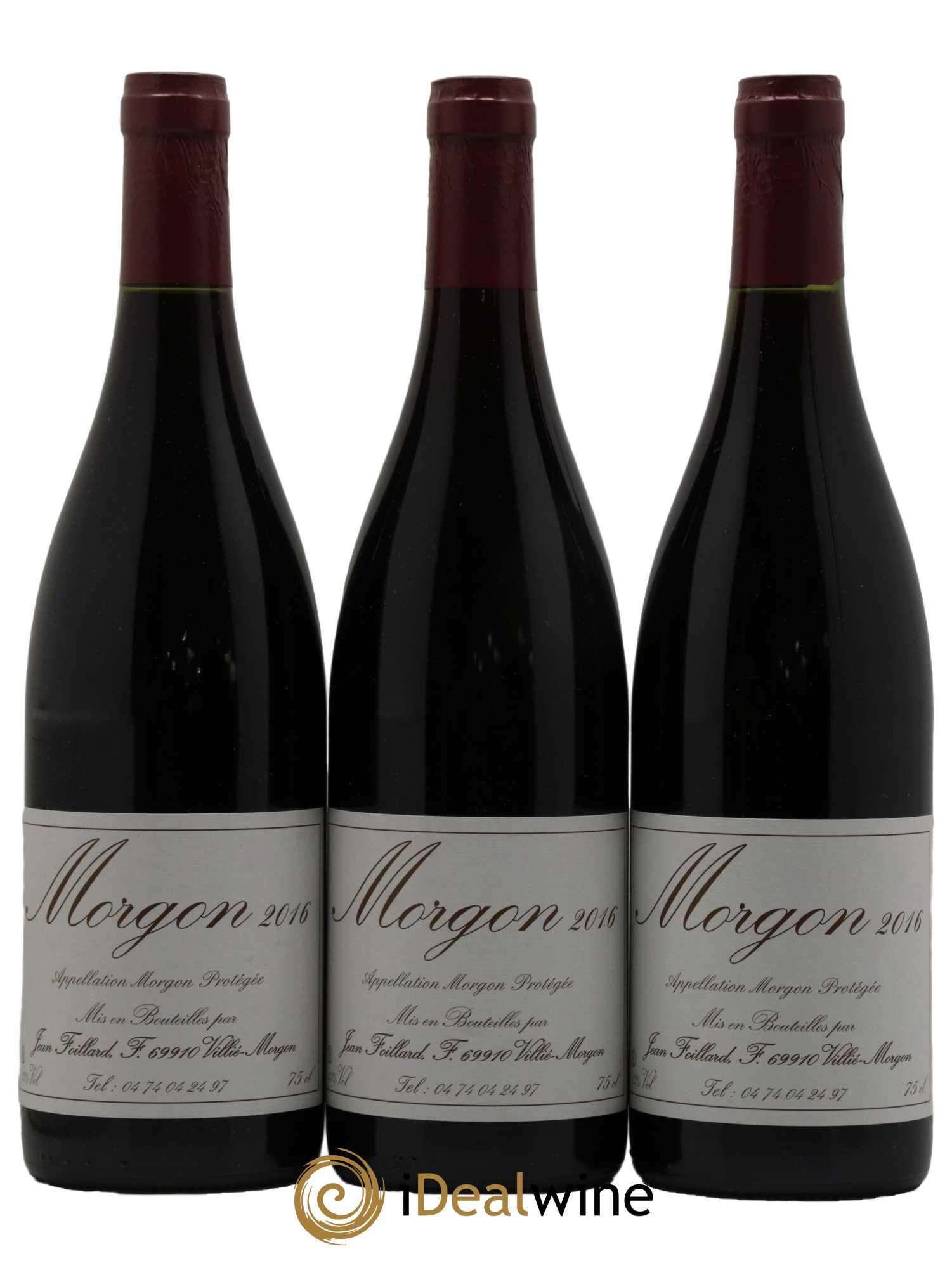 Morgon Jean Foillard 2016 - Lot de 3 bouteilles - 0