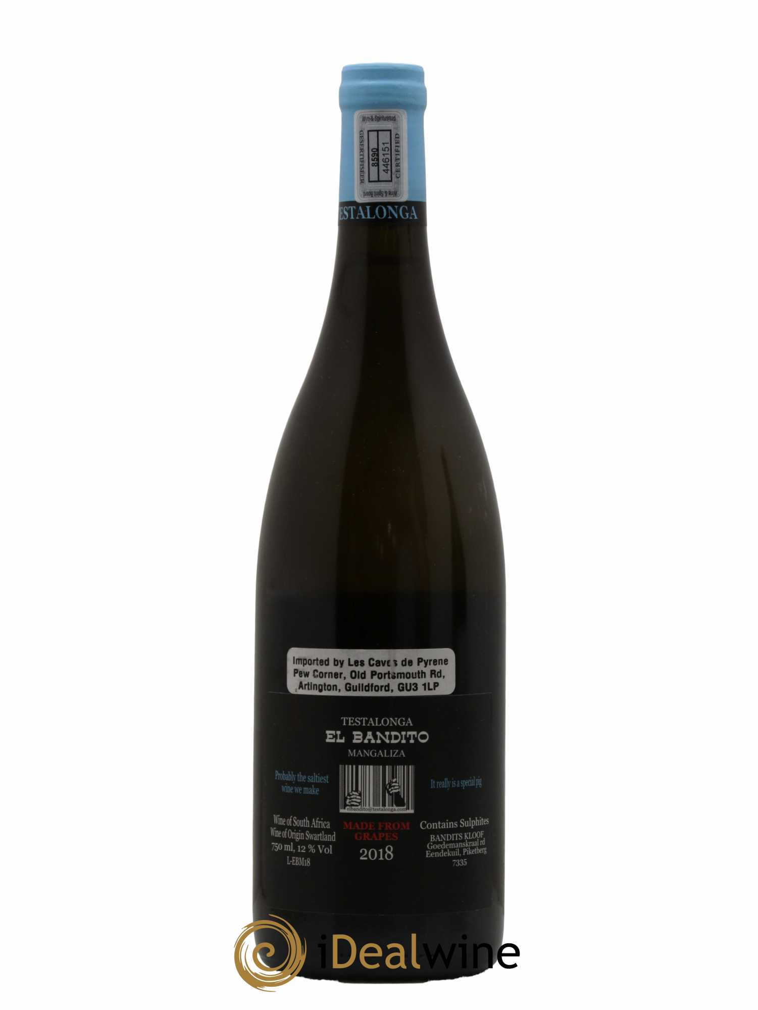 Vins Etrangers El Bandito Mangalisa Tasta Longa 2018 - Lotto di 1 bottiglia - 1