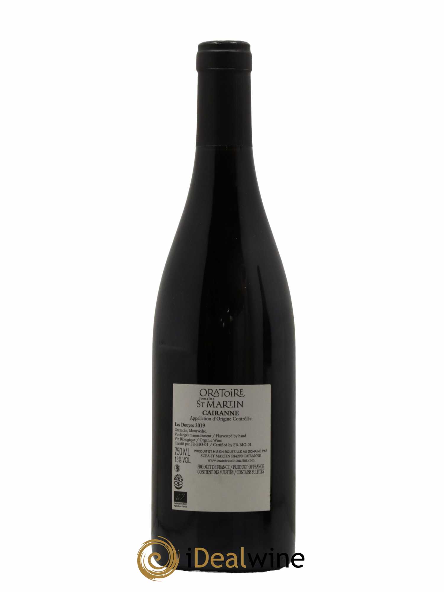 Cairanne Les Douyes Oratoire Saint-Martin - Frédéric et François Alary 2019 - Lot de 1 bouteille - 1