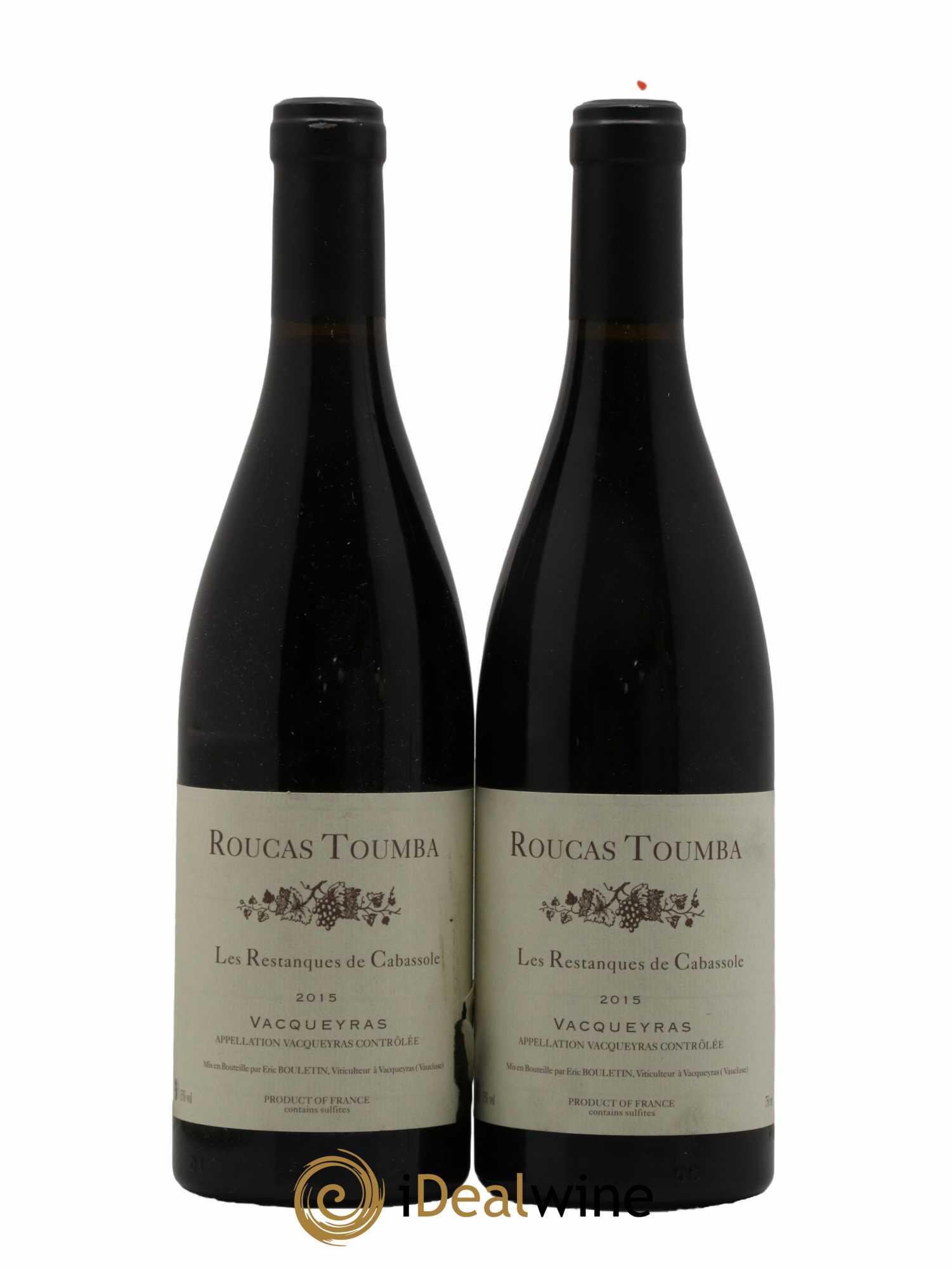 Vacqueyras Restanques De Cabassoles Roucas Toumba 2015 - Lot de 2 bouteilles - 0