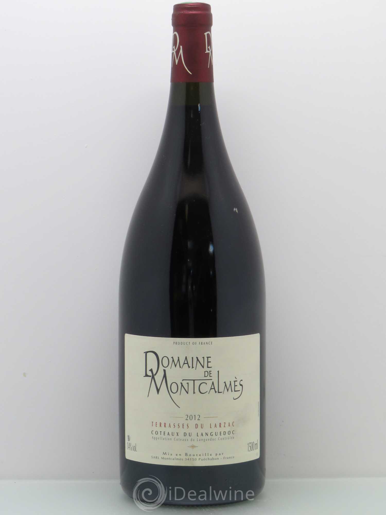 Terrasses du Larzac Domaine de Montcalmès Frédéric Pourtalié 2012 - Lot de 1 magnum - 0
