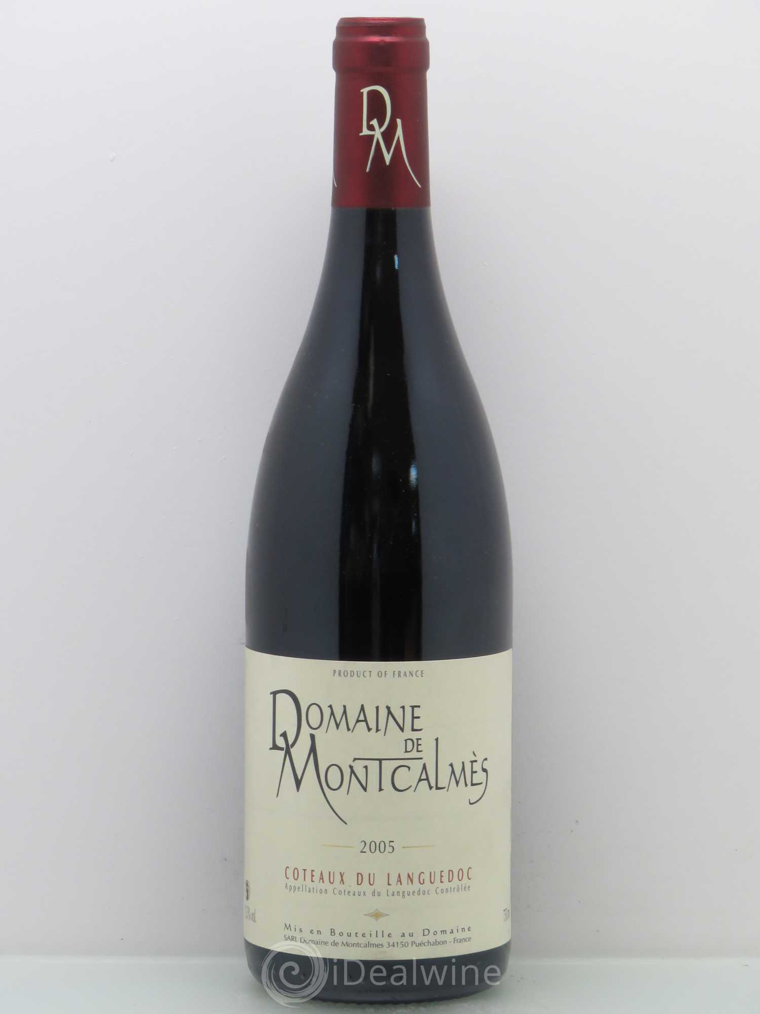 Terrasses du Larzac Domaine de Montcalmès Frédéric Pourtalié 2005 - Lot de 1 bouteille - 0