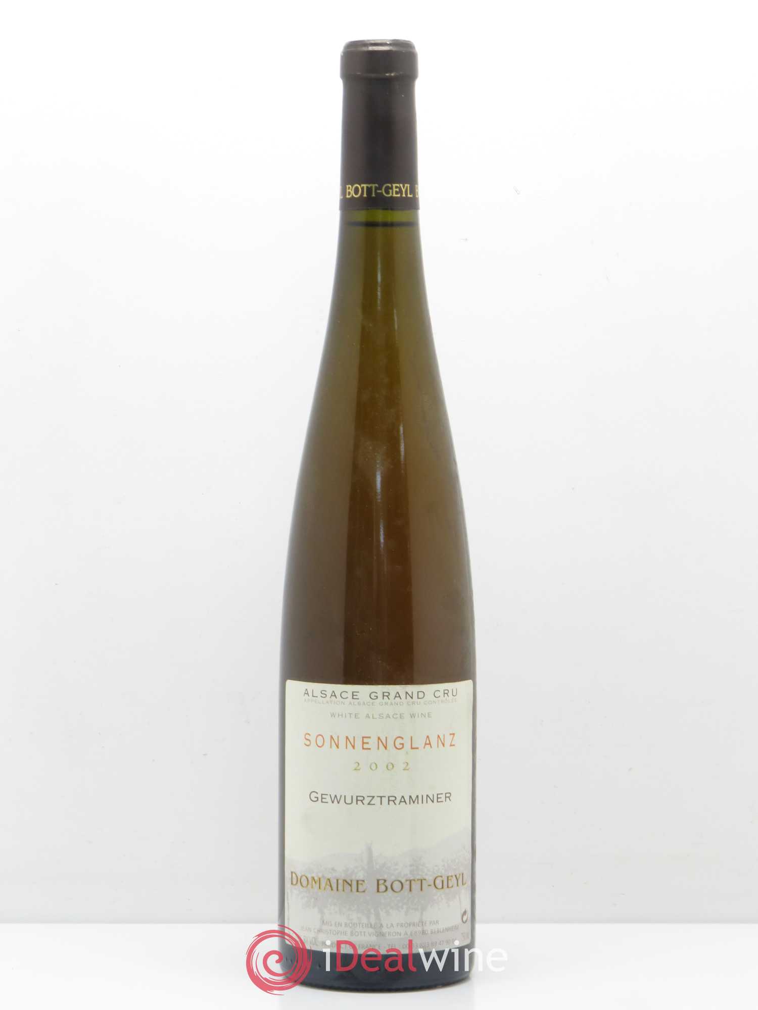 Alsace Gewurztraminer Grand Cru Sonnenglanz Bott-Geyl (Domaine) 2002 - Lot de 1 bouteille - 0