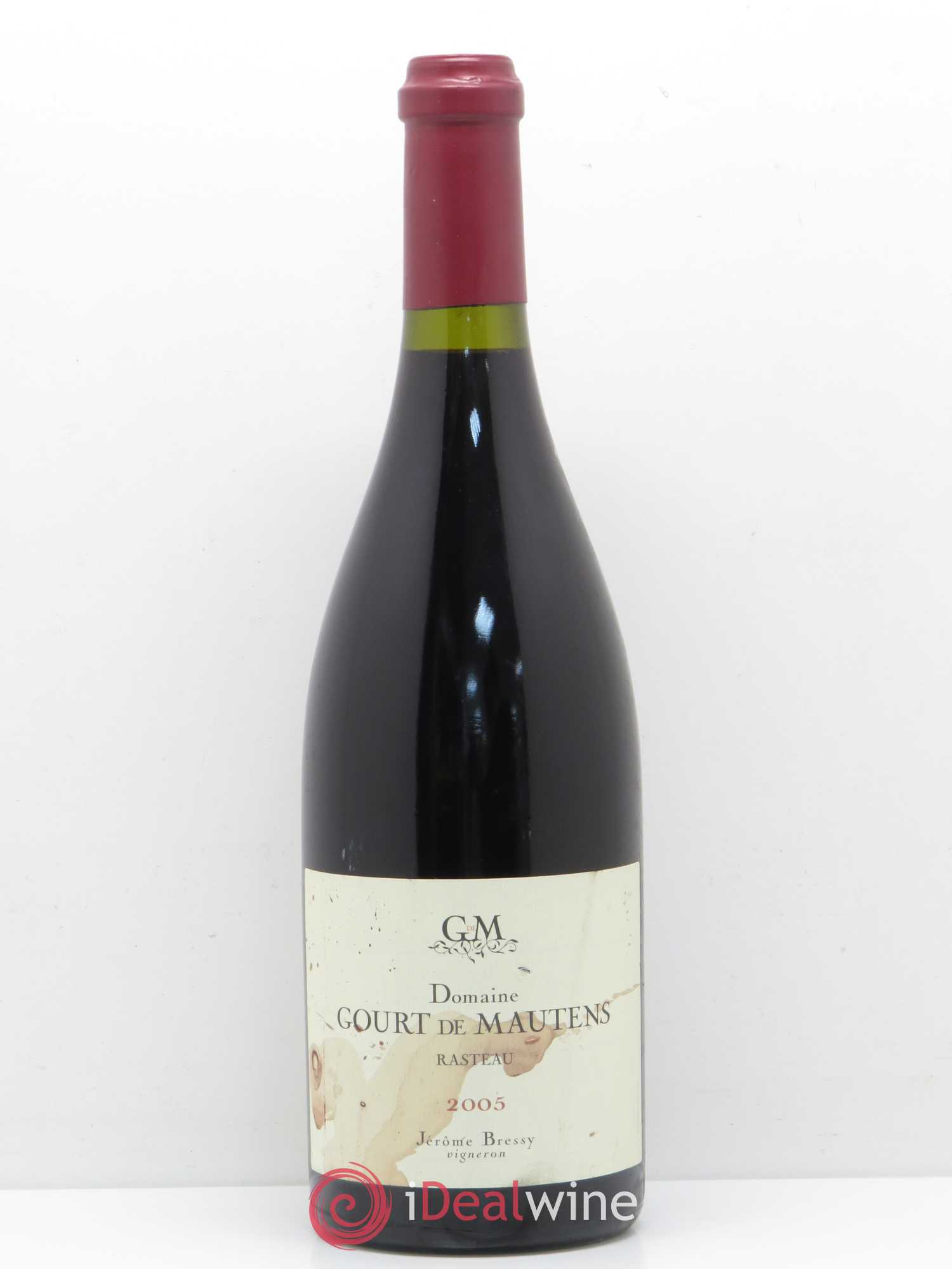 Rasteau Domaine Gourt de Mautens - Jérôme Bressy 2005 - Lot de 1 bouteille - 0