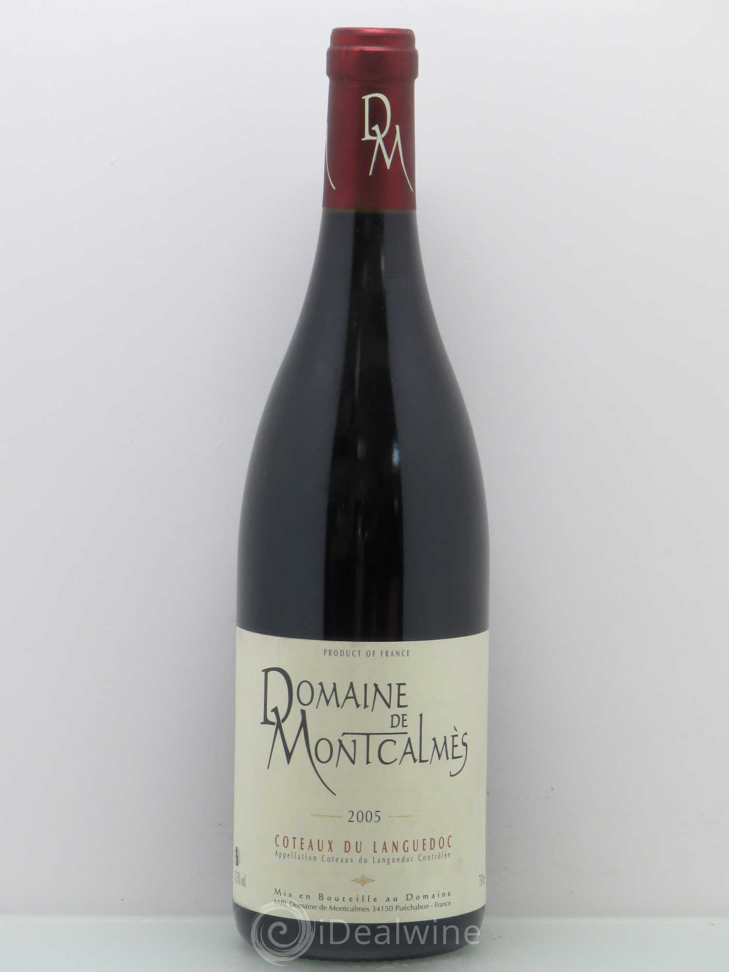 Terrasses du Larzac Domaine de Montcalmès Frédéric Pourtalié 2005 - Lot de 1 bouteille - 0