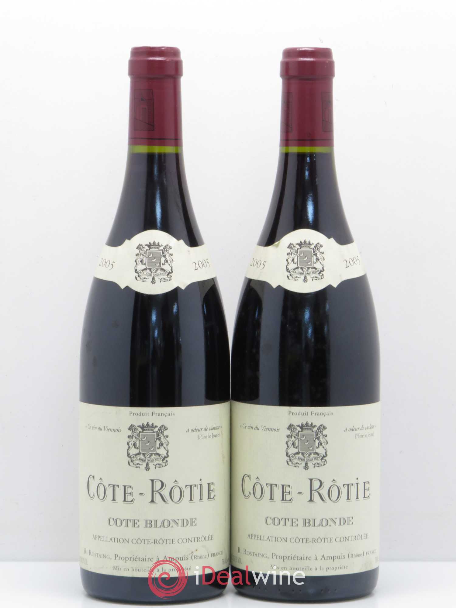 Côte-Rôtie Côte Blonde René Rostaing 2005 - Posten von 2 Flaschen - 0