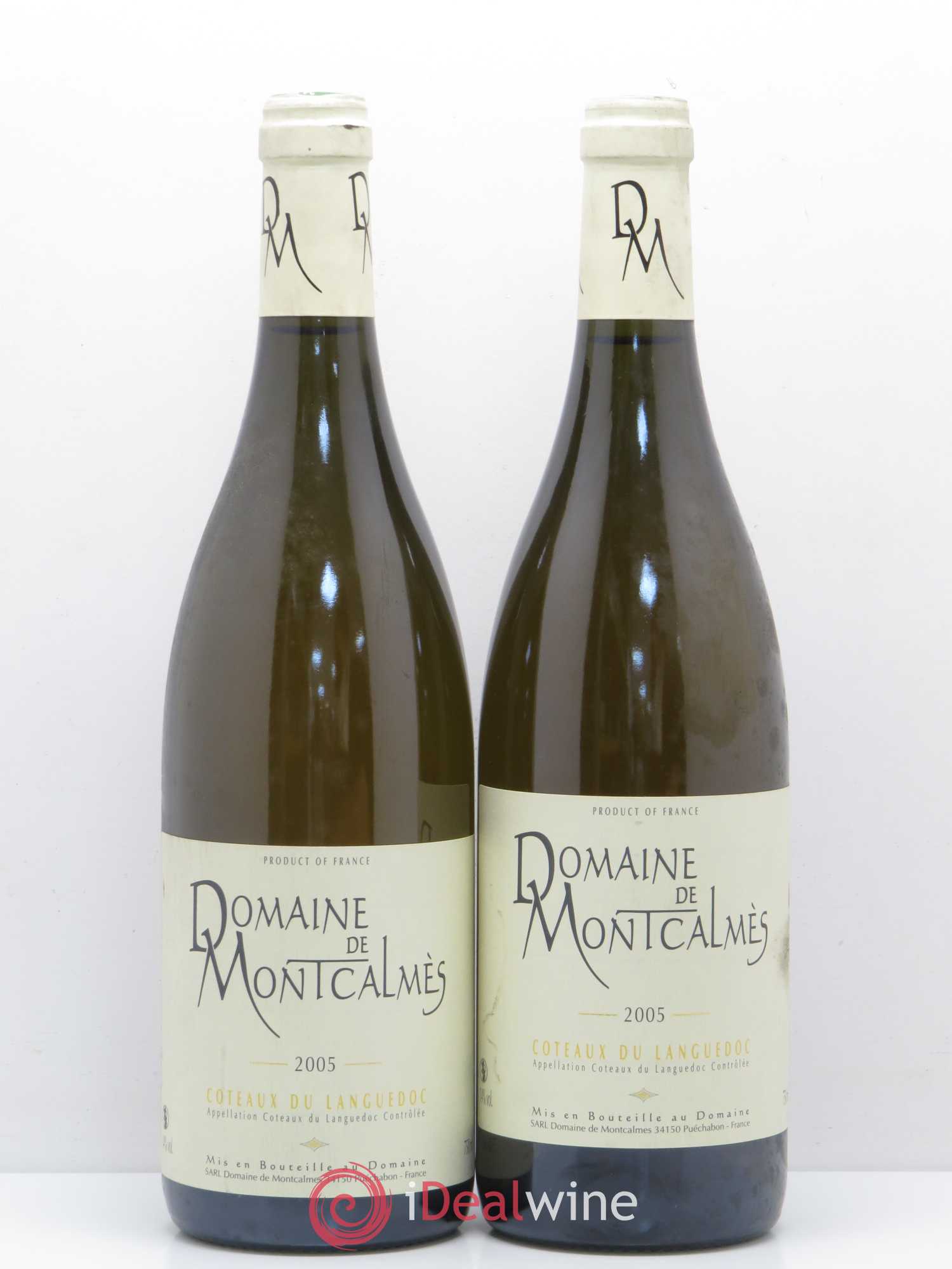 Languedoc Domaine de Montcalmès Frédéric Pourtalié 2005 - Lot de 2 bouteilles - 0