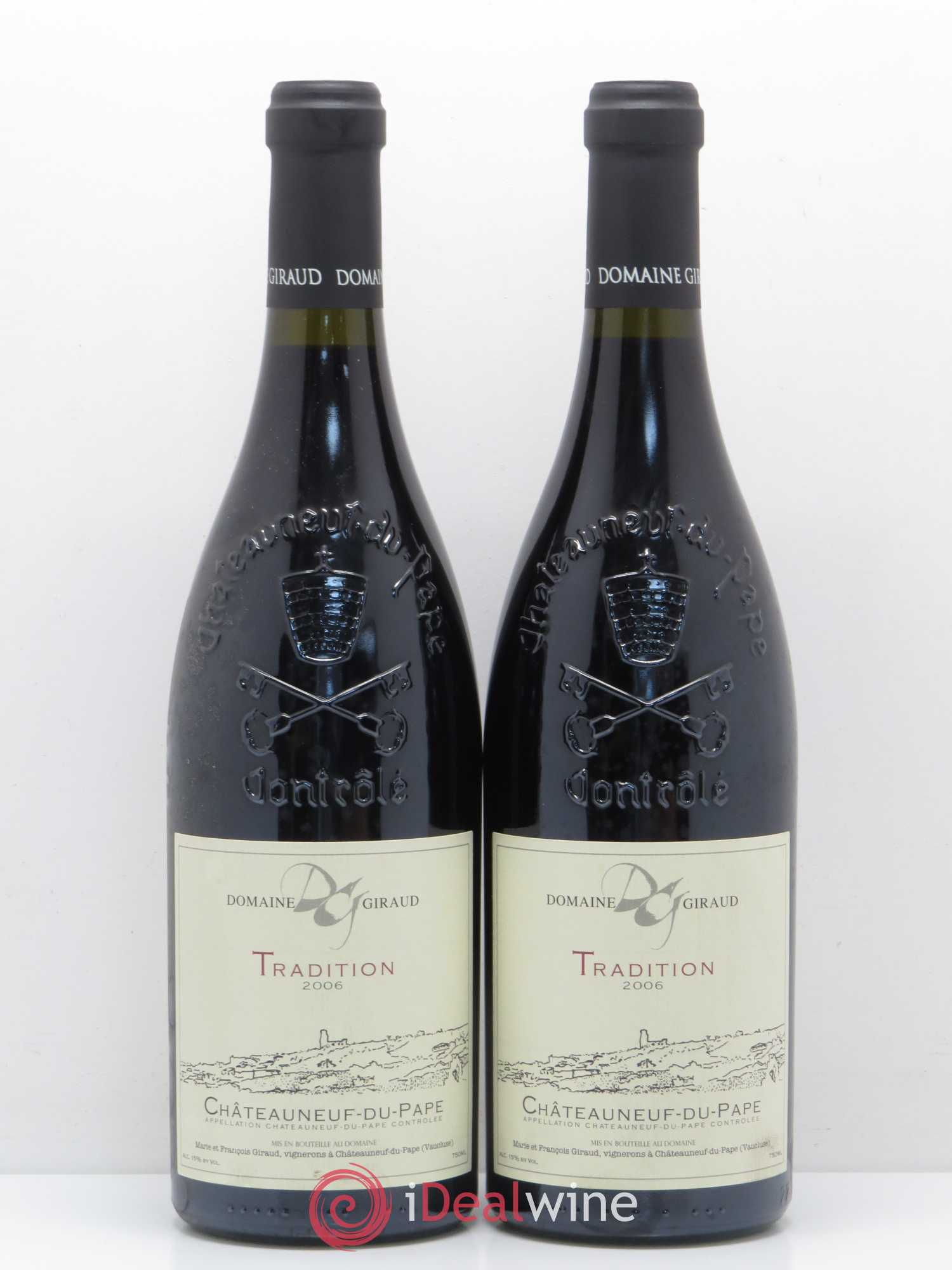 Châteauneuf-du-Pape Tradition Giraud (Domaine) 2006 - Lot de 2 bouteilles - 0