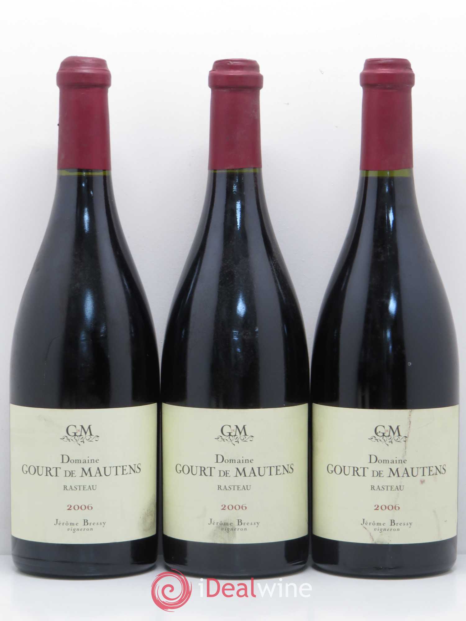Rasteau Domaine Gourt de Mautens - Jérôme Bressy 2006 - Lot of 5 bottles - 1