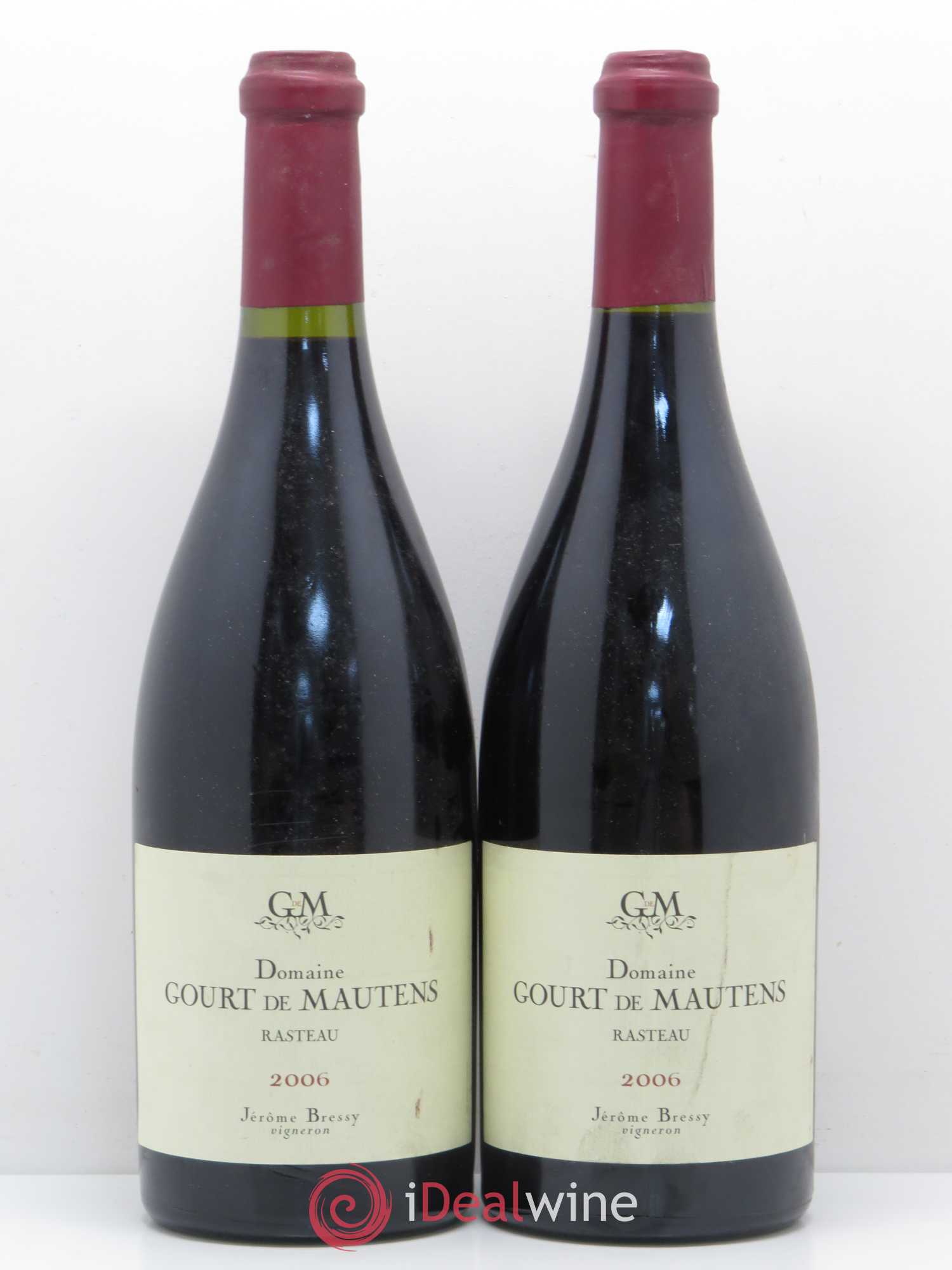 Rasteau Domaine Gourt de Mautens - Jérôme Bressy 2006 - Lot of 5 bottles - 2