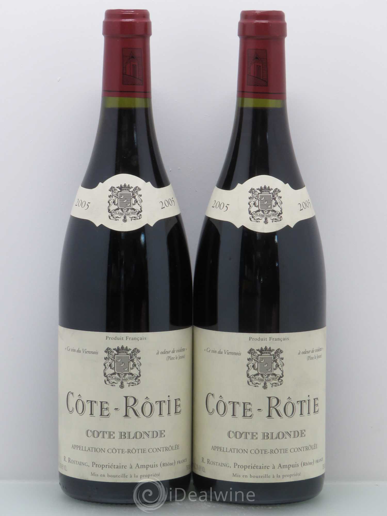 Côte-Rôtie Côte Blonde René Rostaing 2005 - Posten von 2 Flaschen - 0