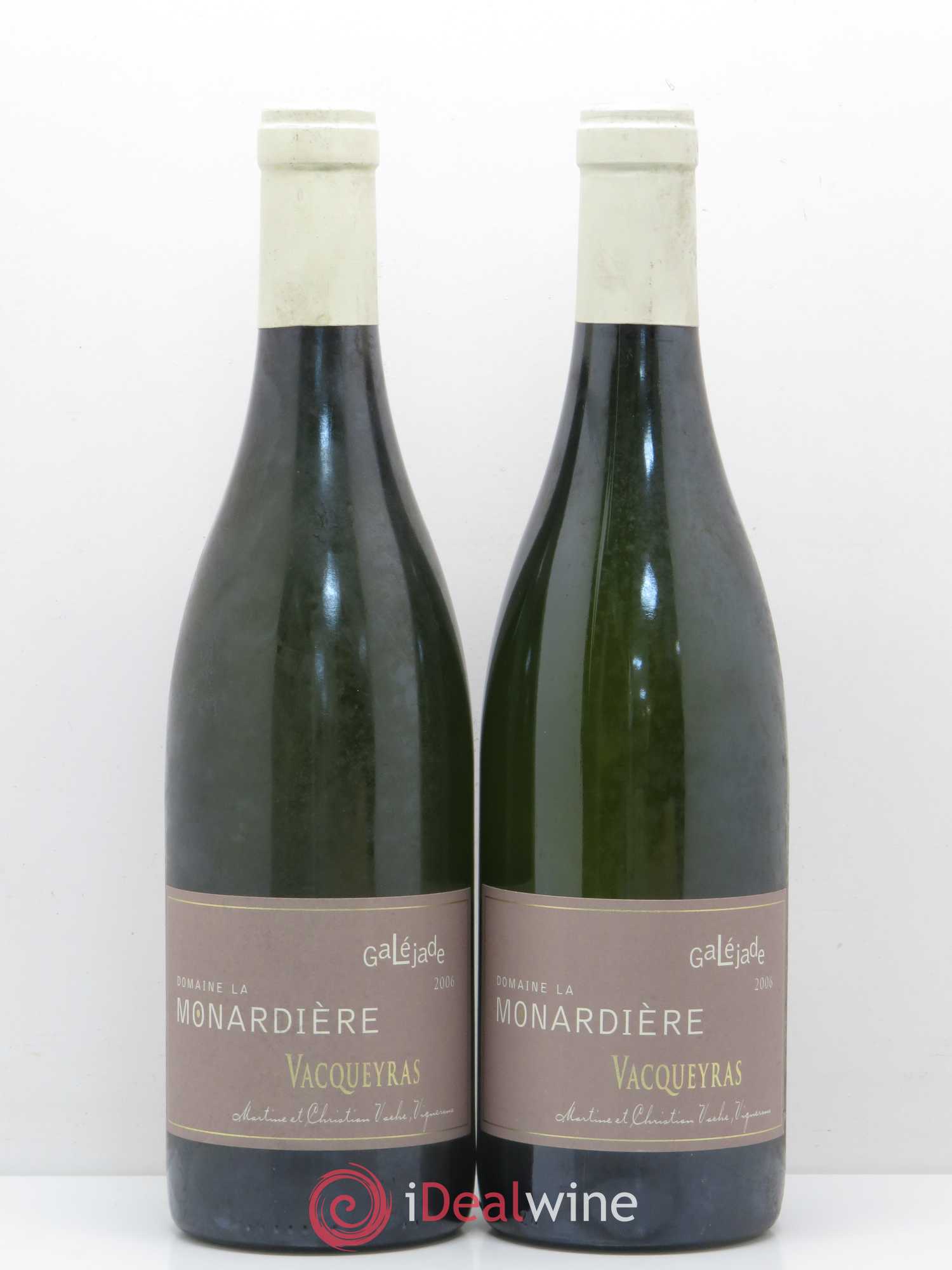 Vacqueyras La Galéjade La Monardière (Domaine) 2006 - Lot de 2 bouteilles - 0