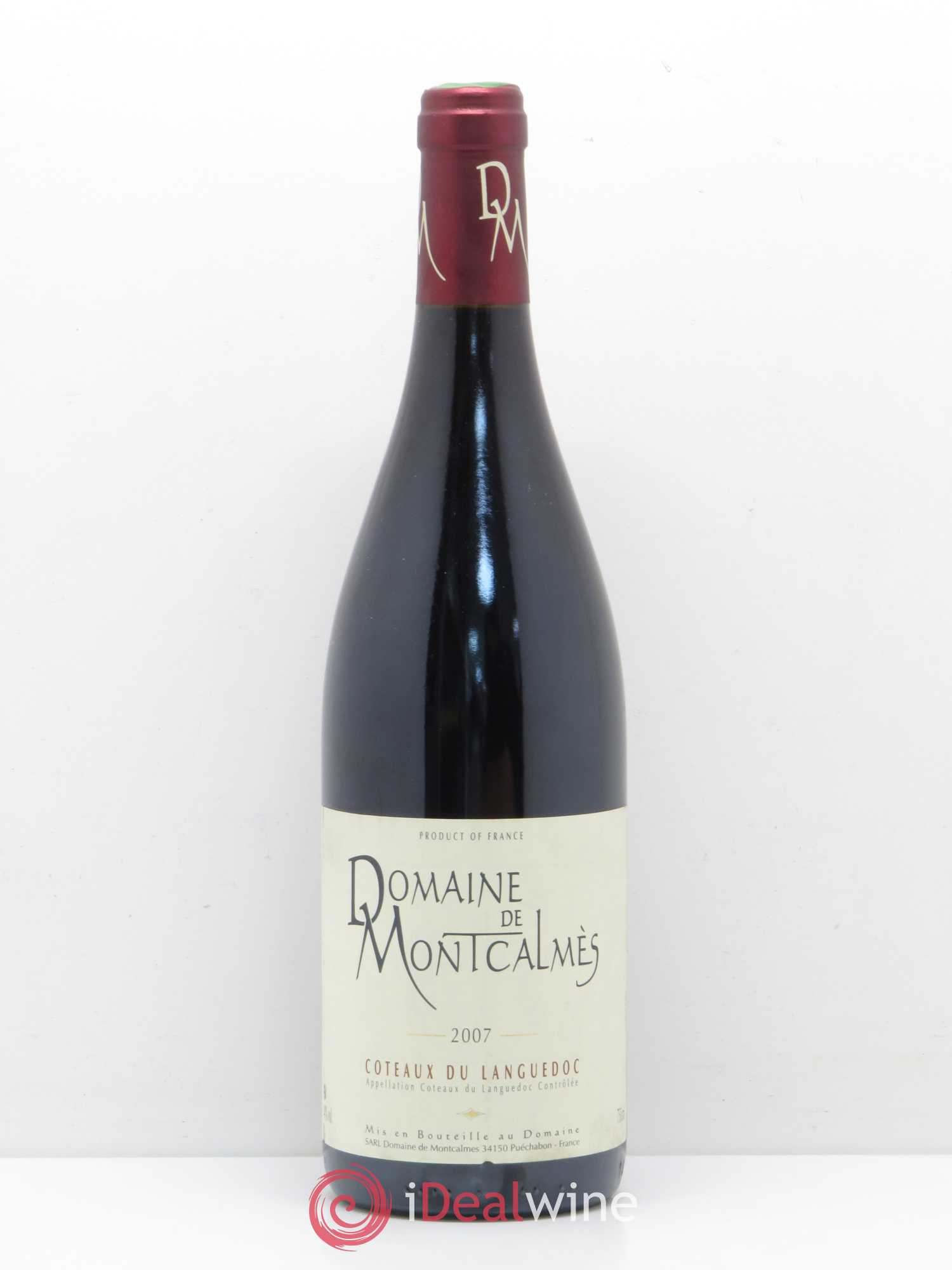 Terrasses du Larzac Domaine de Montcalmès Frédéric Pourtalié 2007 - Lot de 1 bouteille - 0