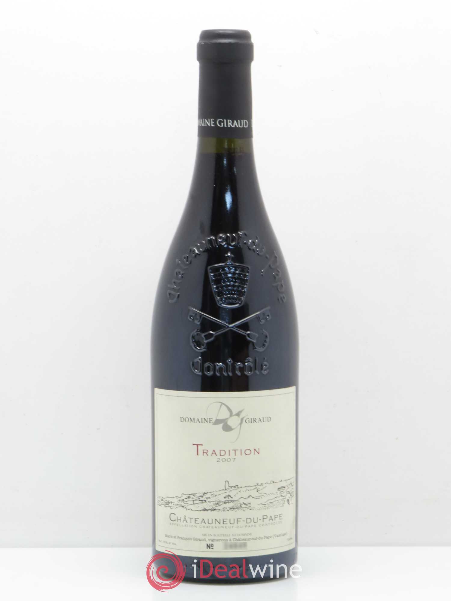 Châteauneuf-du-Pape Tradition Giraud (Domaine) 2007 - Lot de 1 bouteille - 0