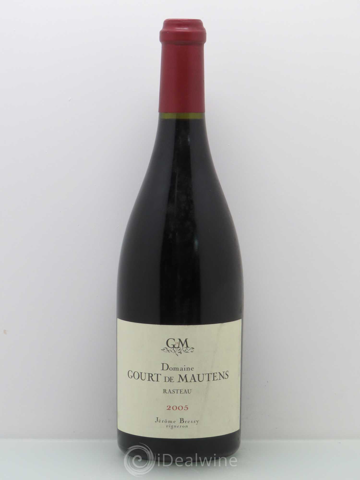 Rasteau Domaine Gourt de Mautens - Jérôme Bressy 2005 - Lot de 1 bouteille - 0