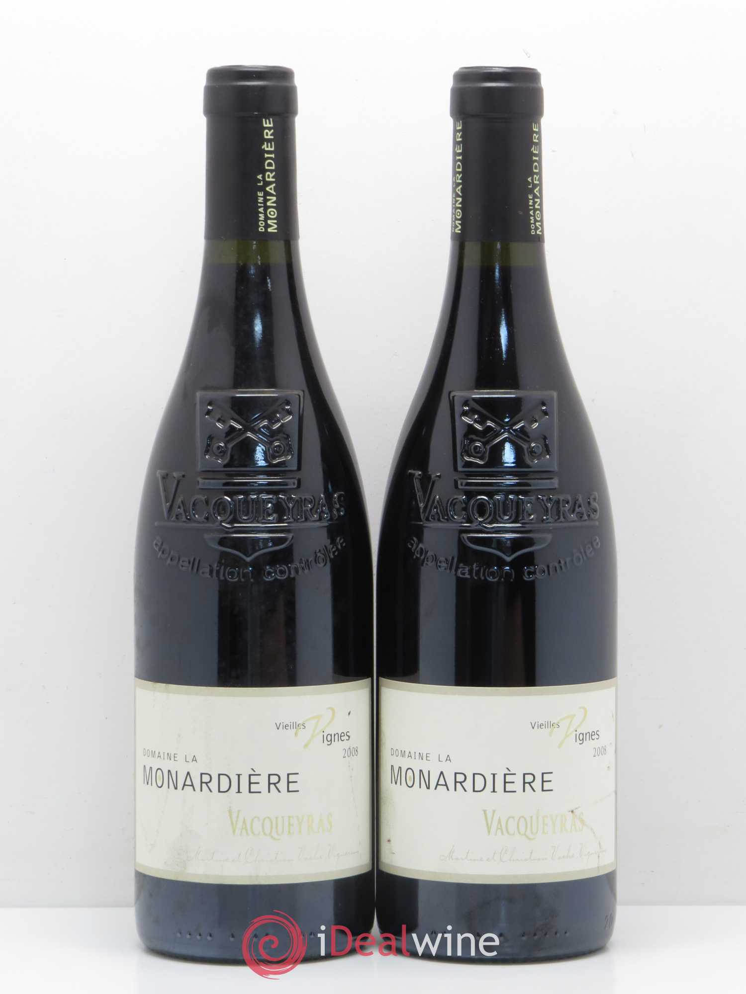Vacqueyras Vieilles Vignes La Monardière (Domaine) 2008 - Lot de 2 bouteilles - 0