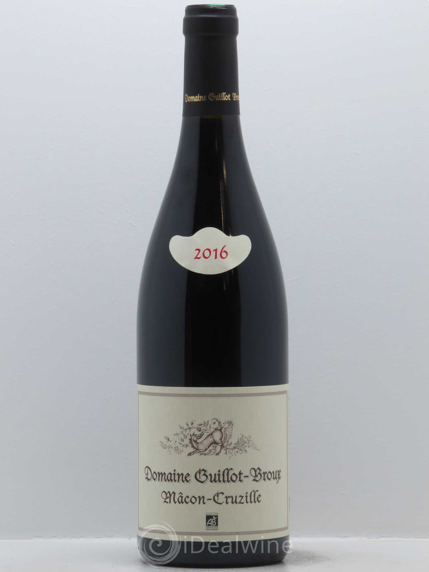 Mâcon Rouge Guillot-Broux (Domaine) 2016 - Lot de 1 bouteille - 0