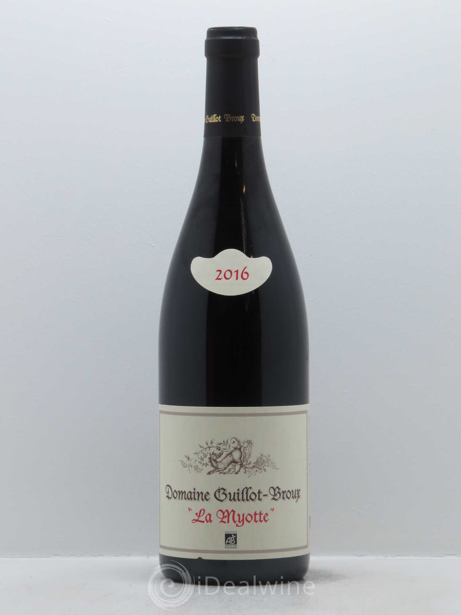 Bourgogne La Myotte Guillot-Broux (Domaine) 2016 - Lot de 1 bouteille - 0
