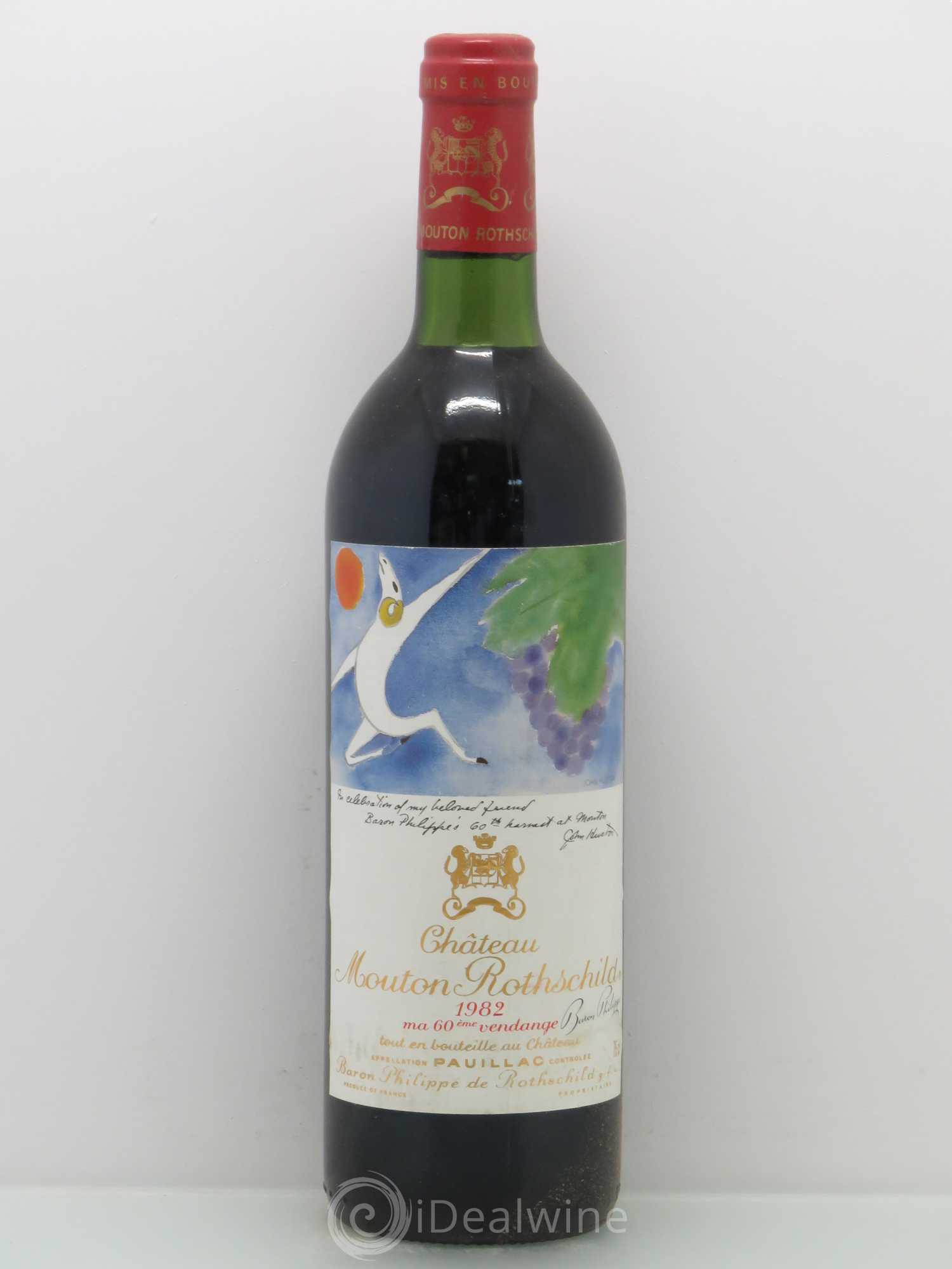 Château Mouton Rothschild 1er Grand Cru Classé 1982 - Lot de 6 bouteilles - 2