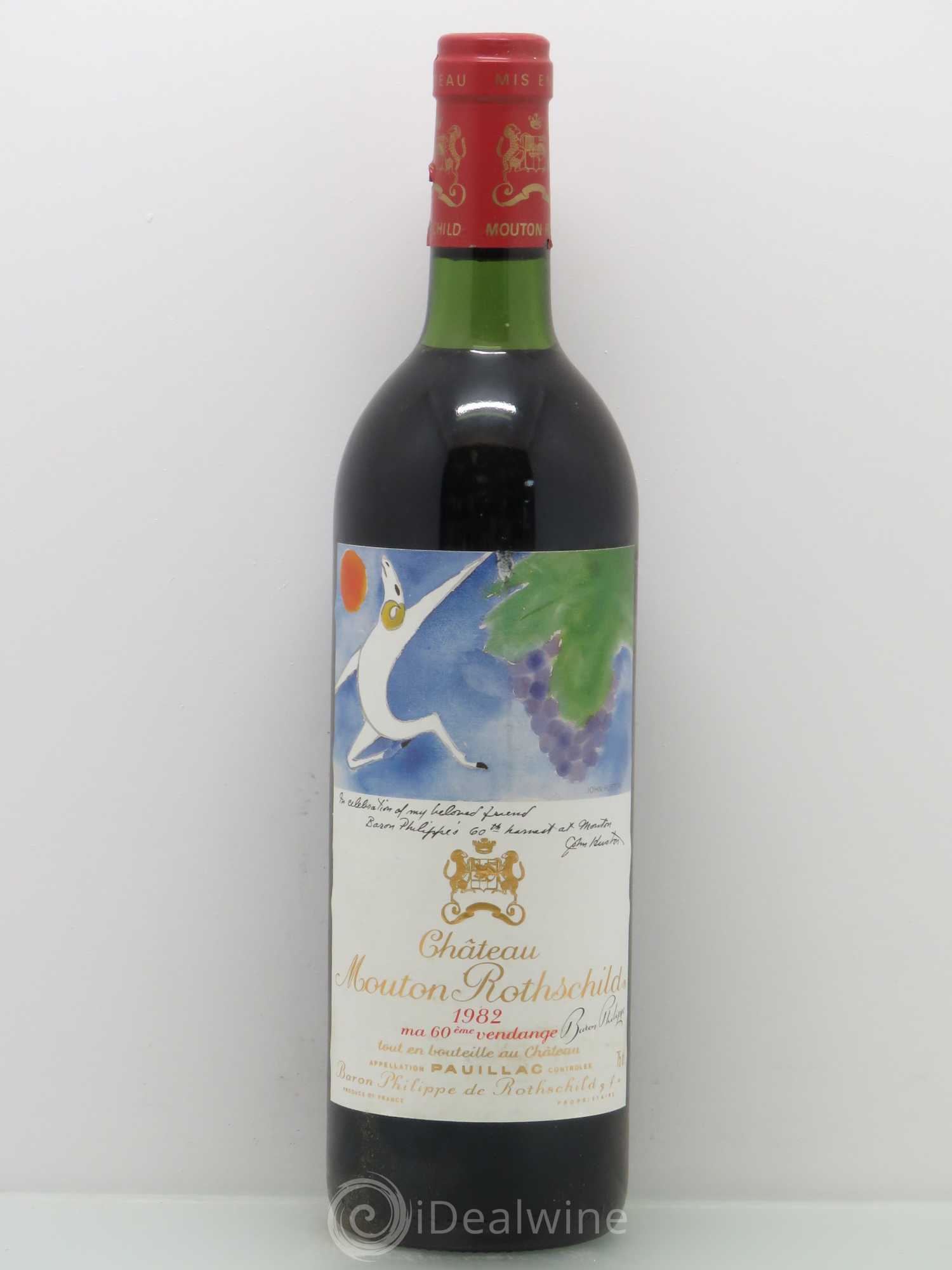 Château Mouton Rothschild 1er Grand Cru Classé 1982 - Lot de 6 bouteilles - 6