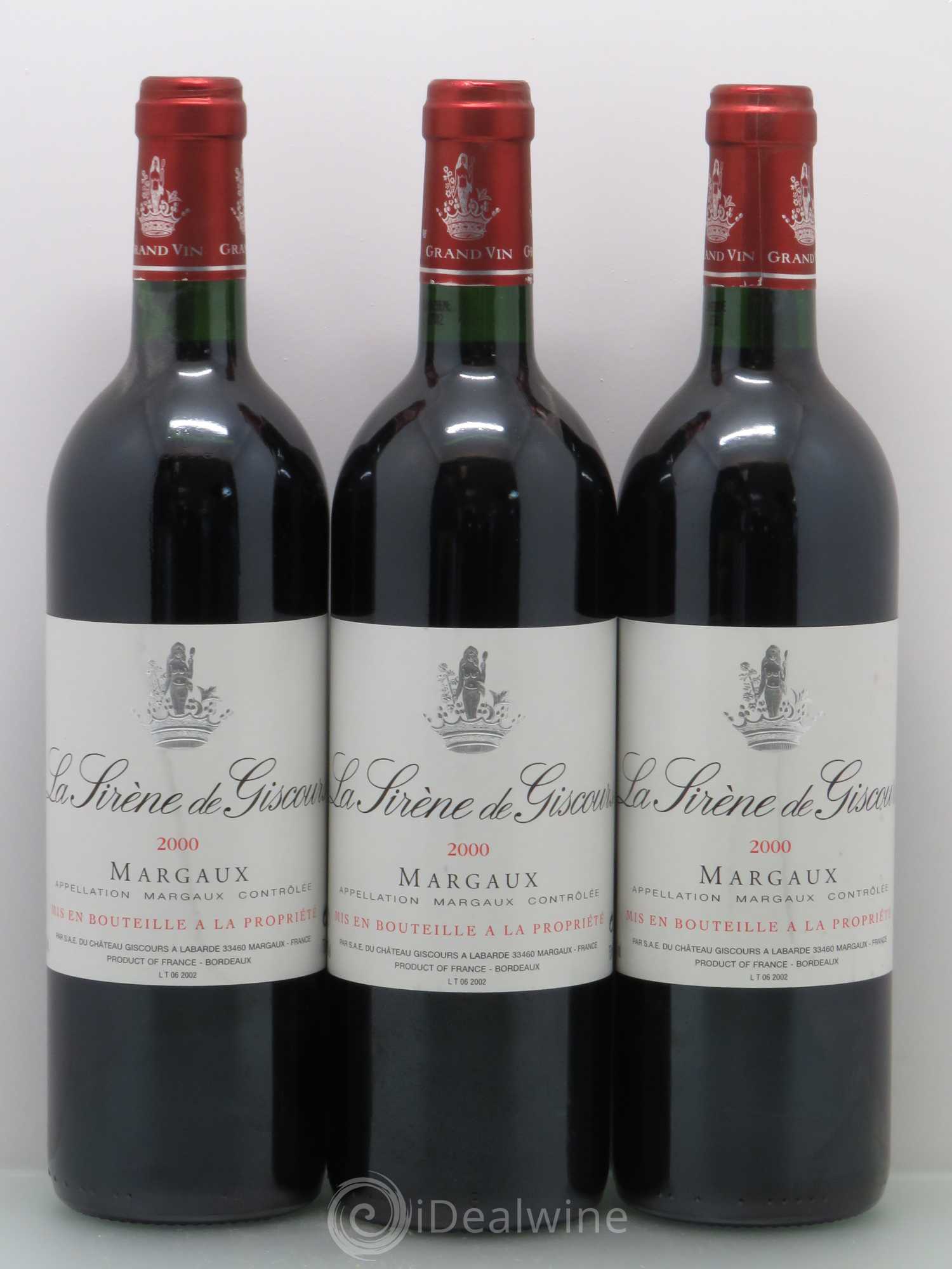 La Sirène de Giscours 2000 - Lot de 6 bouteilles - 2
