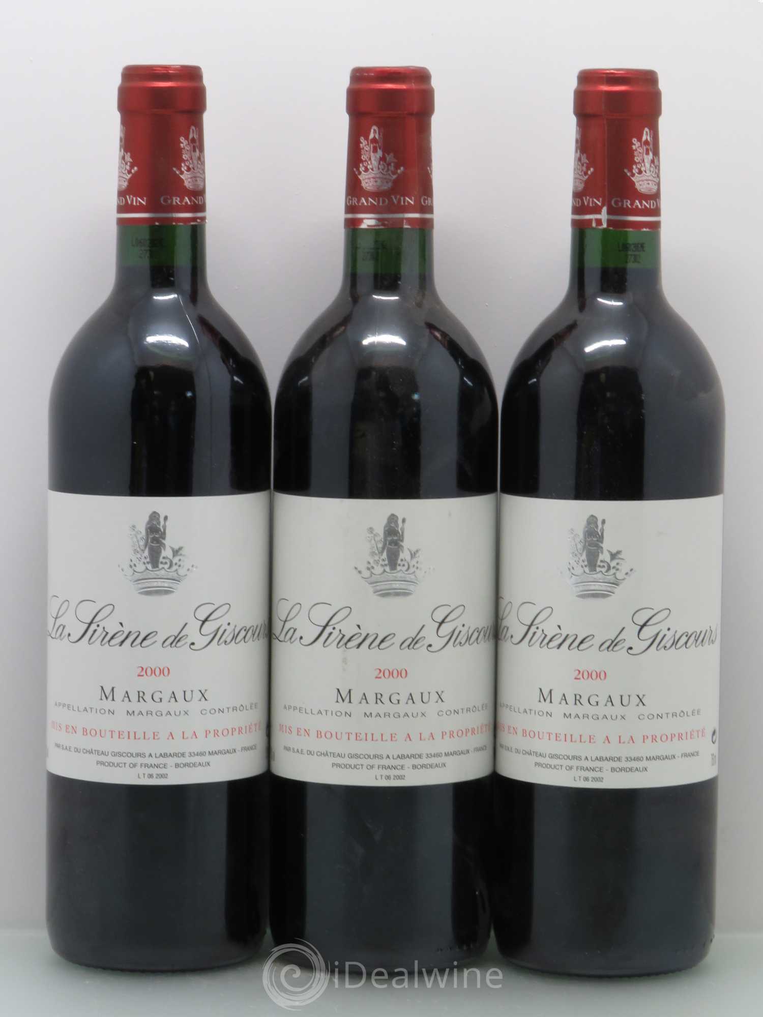 La Sirène de Giscours 2000 - Lot de 6 bouteilles - 1
