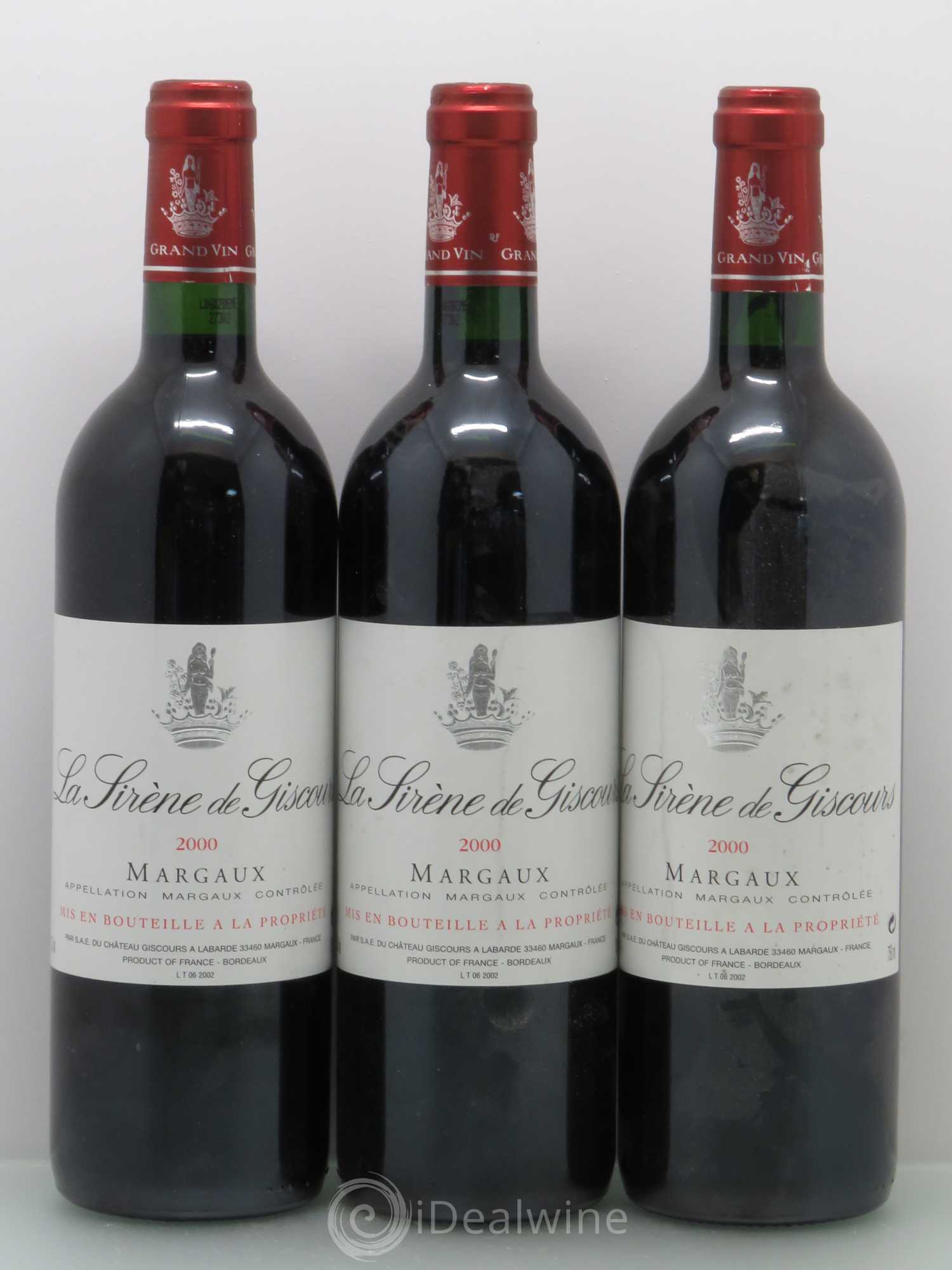 La Sirène de Giscours 2000 - Lot de 6 bouteilles - 2