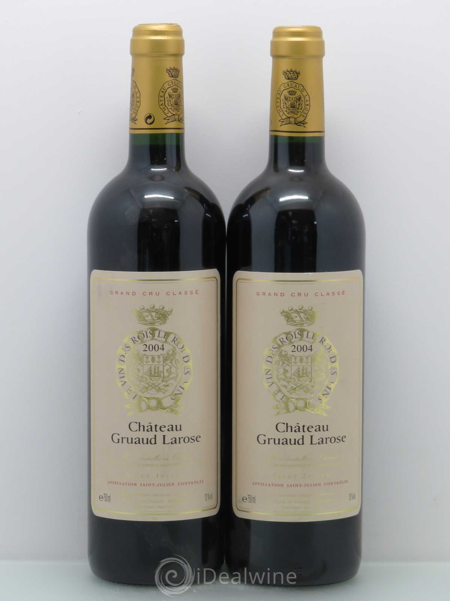 Château Gruaud Larose 2ème Grand Cru Classé 2004 - Lot de 5 bouteilles - 1