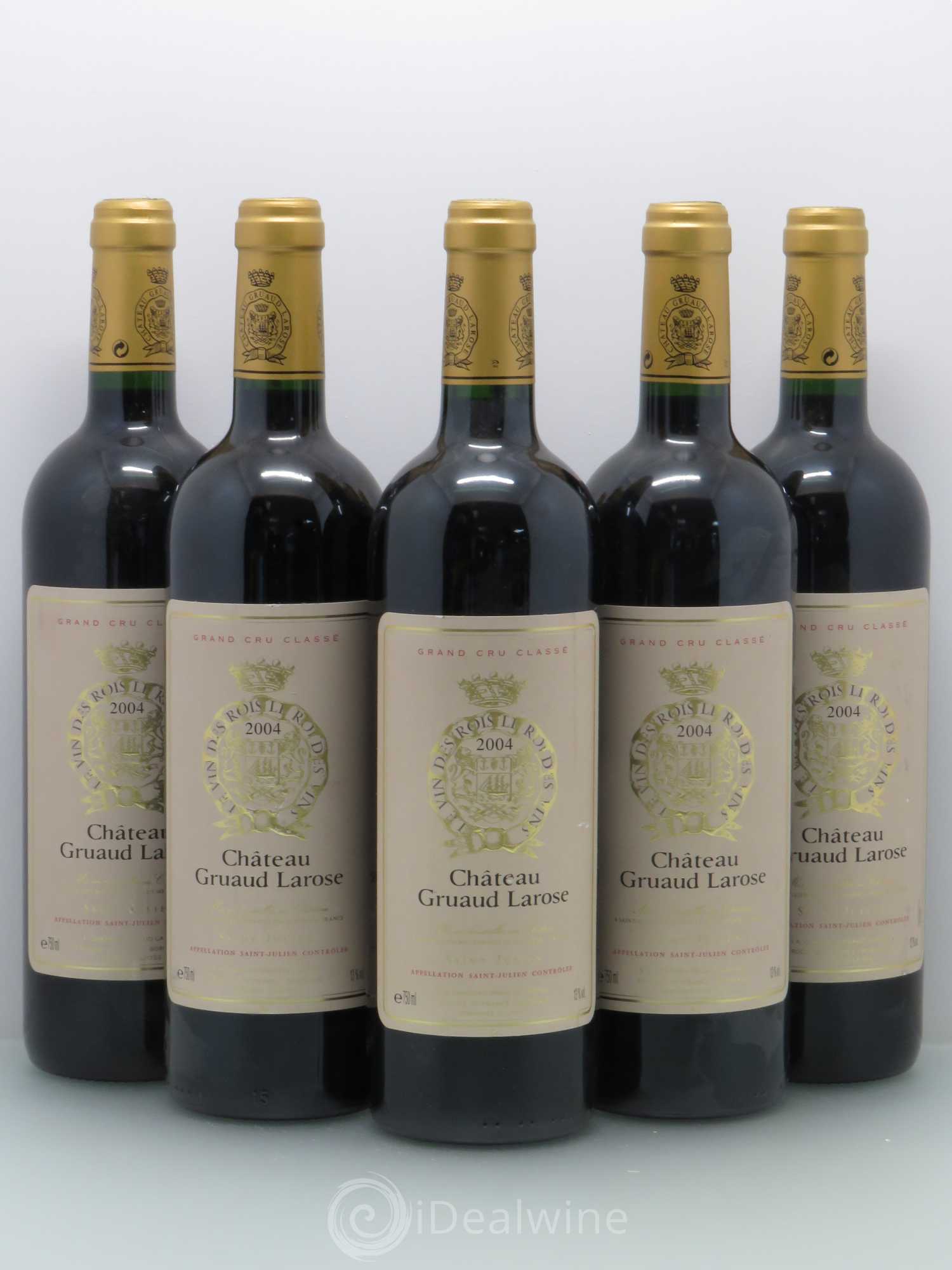 Château Gruaud Larose 2ème Grand Cru Classé 2004 - Lot de 5 bouteilles - 0