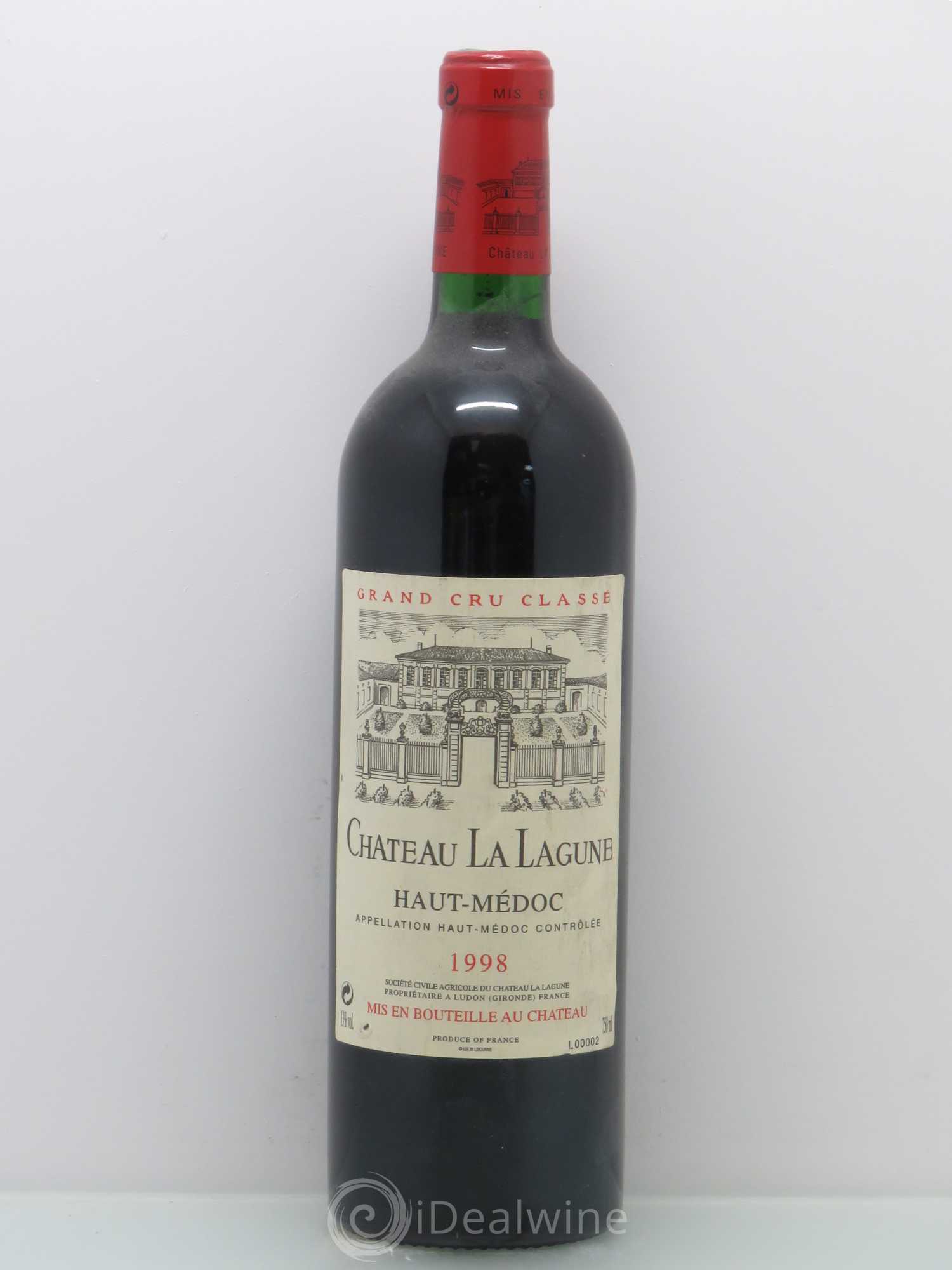 Château la Lagune 3ème Grand Cru Classé 1998 - Lot de 1 bouteille - 0