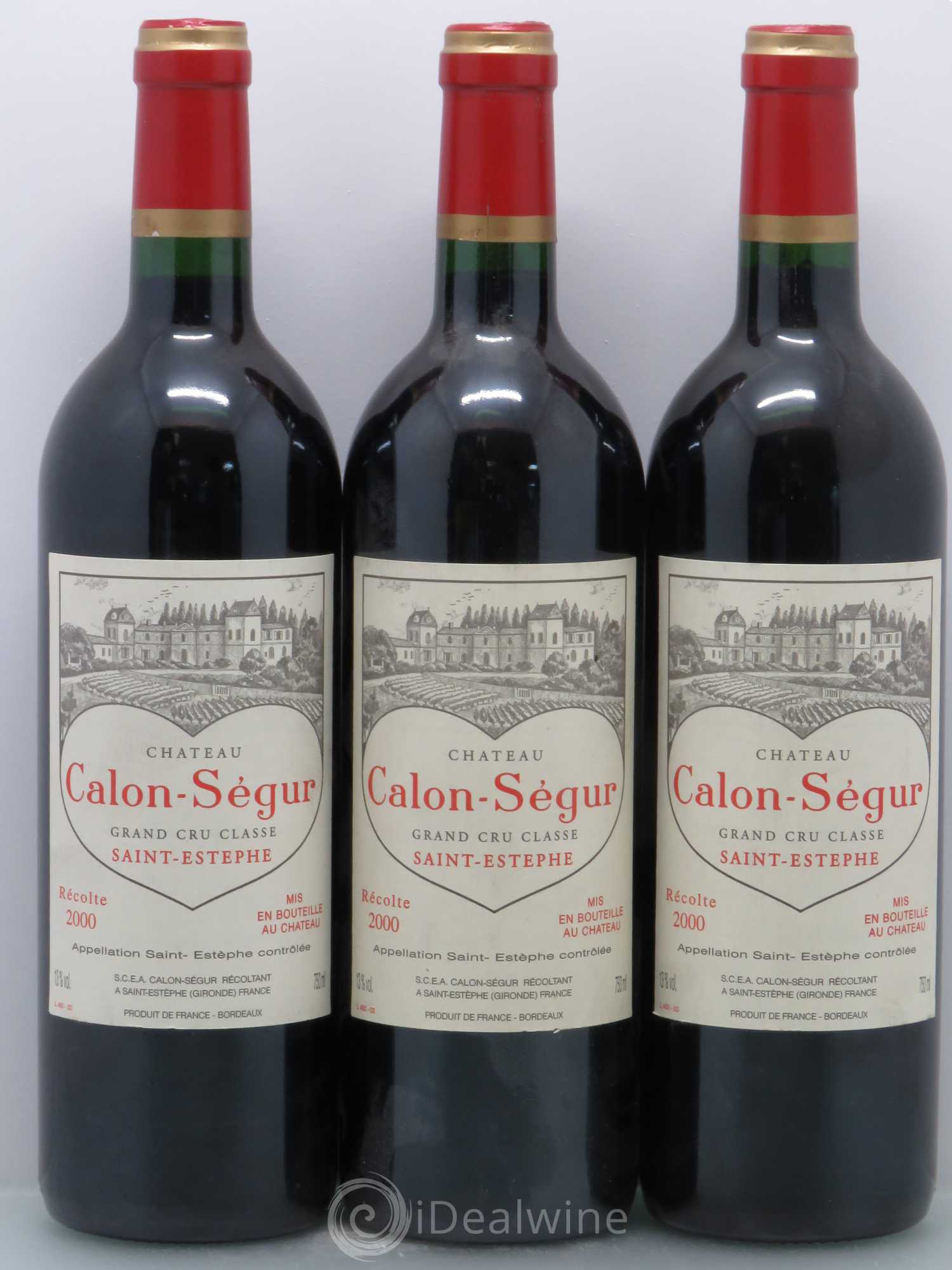 Château Calon Ségur 3ème Grand Cru Classé 2000 - Lot de 12 bouteilles - 4