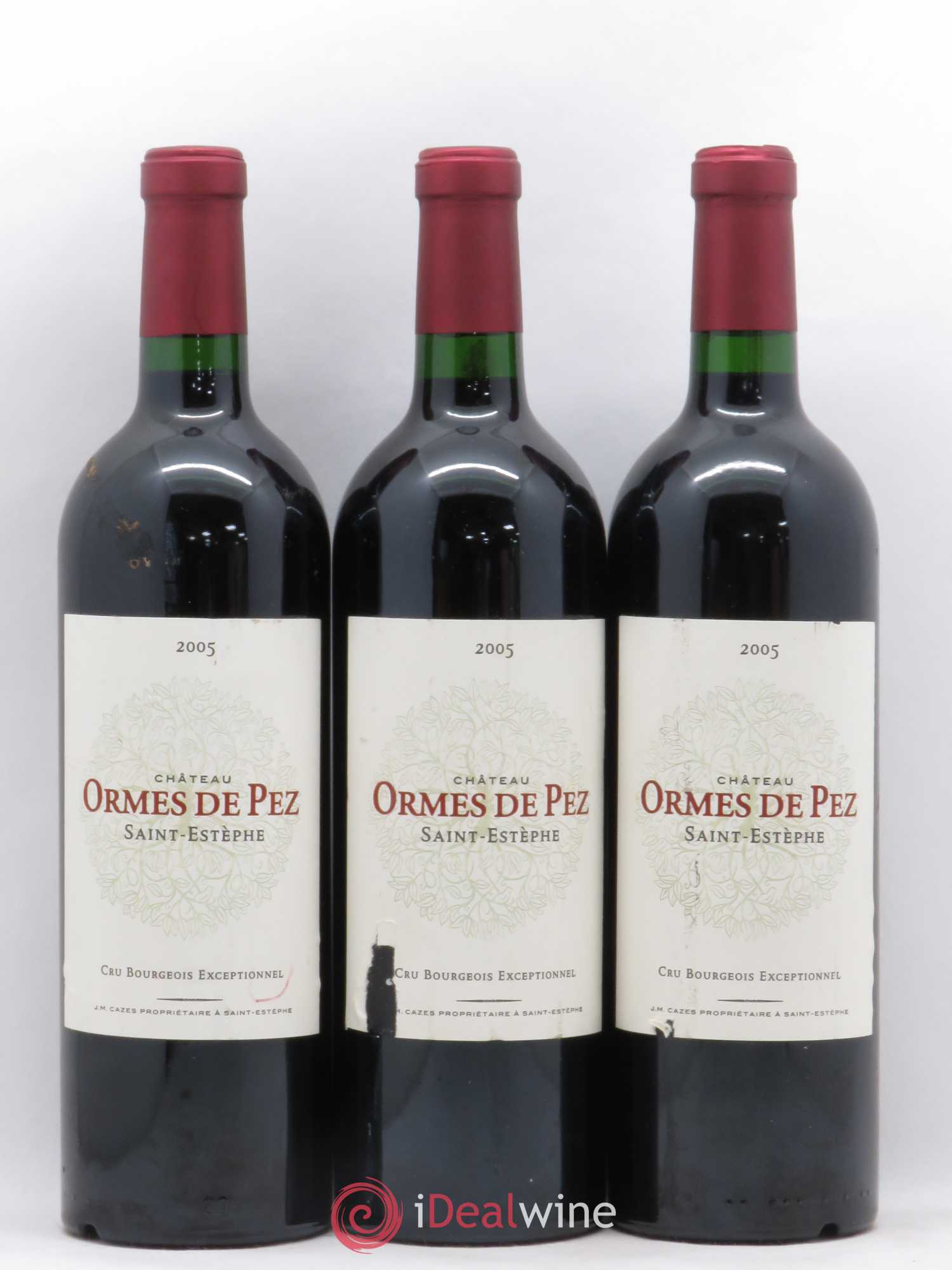 Château les Ormes de Pez 2005 - Lot de 3 bouteilles - 0