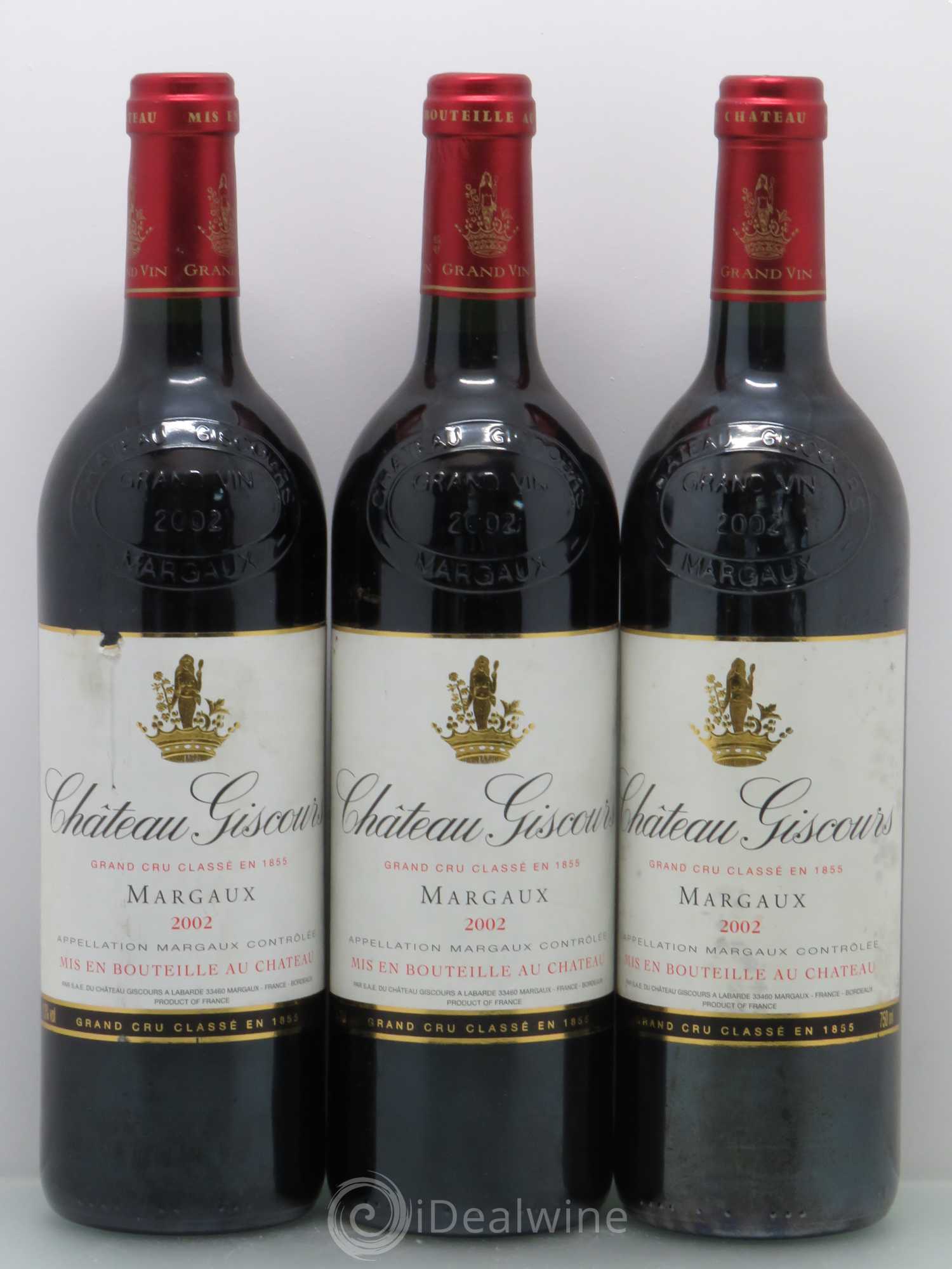 Château Giscours 3ème Grand Cru Classé 2002 - Lot de 6 bouteilles - 1