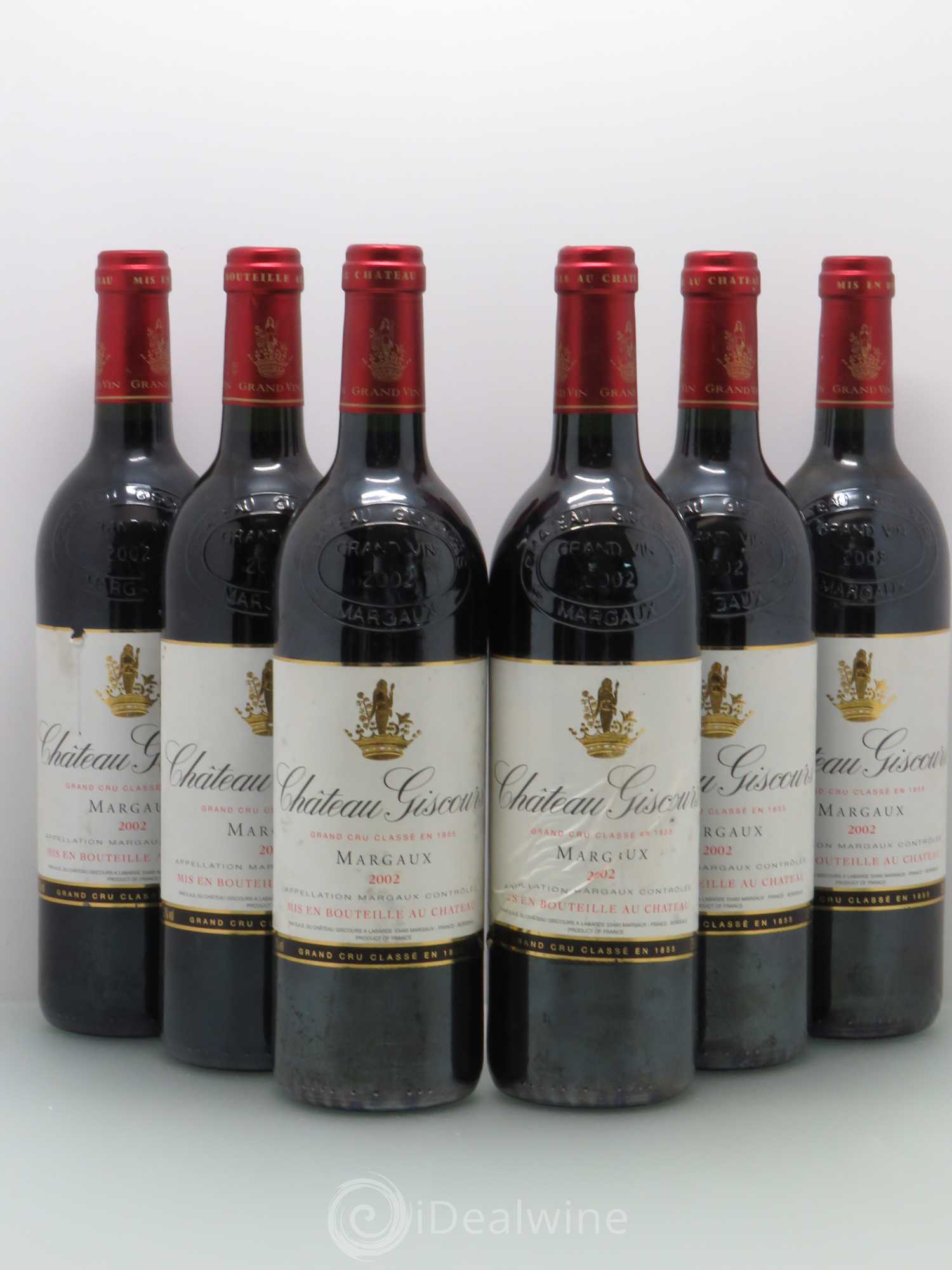 Château Giscours 3ème Grand Cru Classé 2002 - Lot de 6 bouteilles - 0