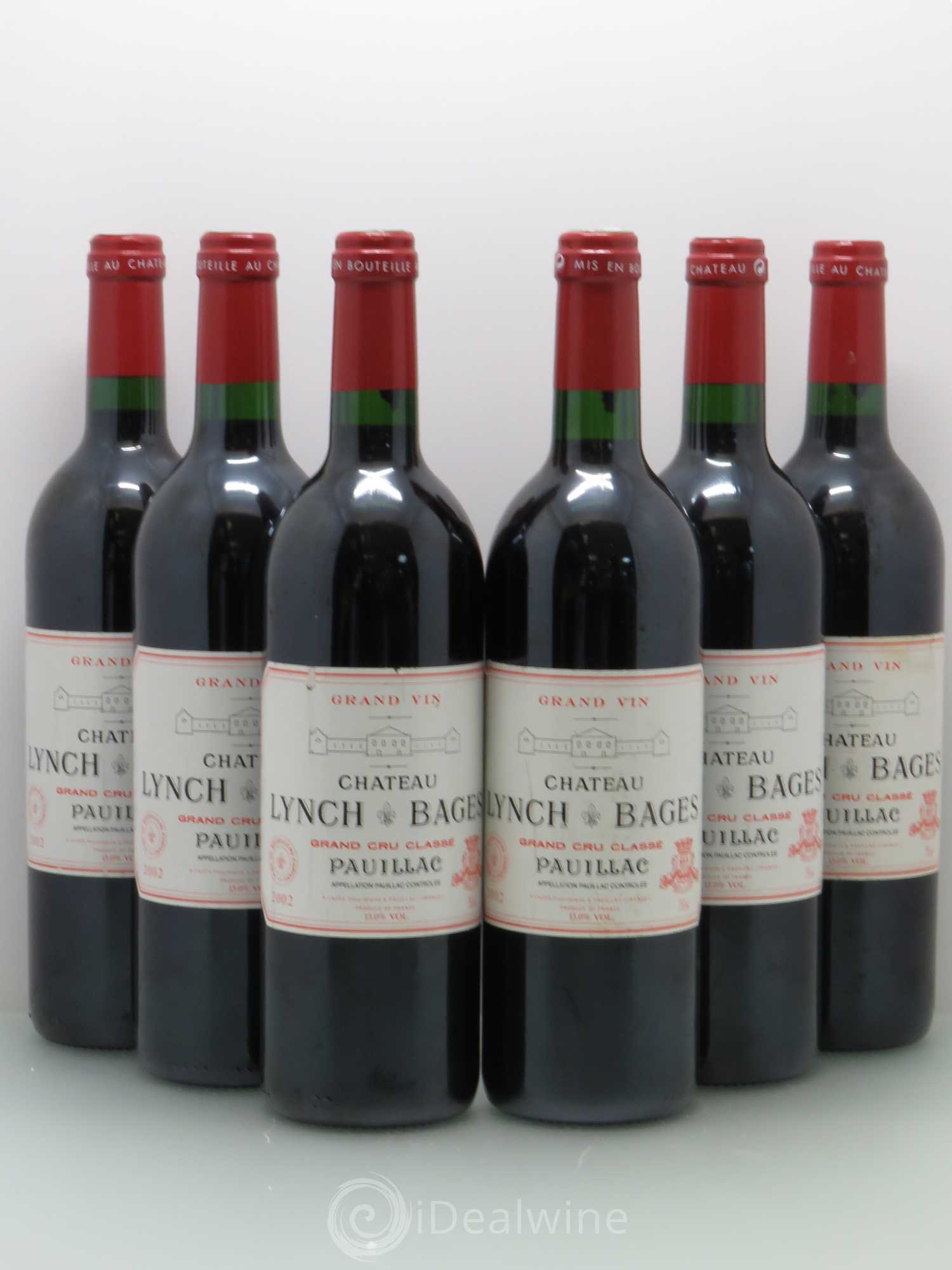 Château Lynch Bages 5ème Grand Cru Classé 2002 - Lot de 6 bouteilles - 0