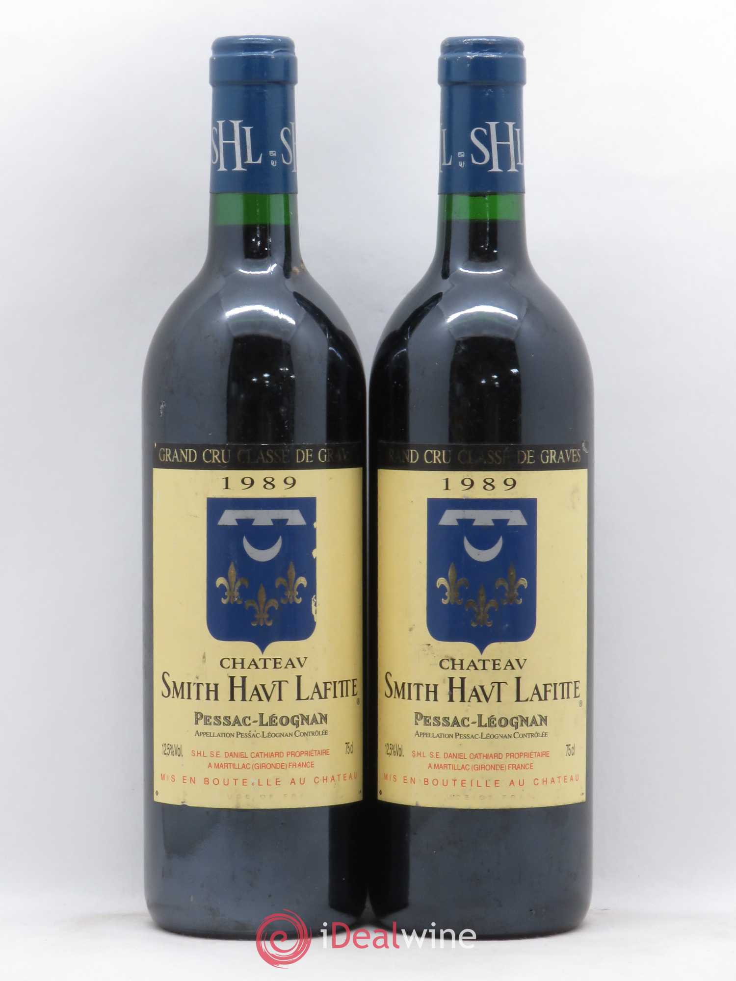 Château Smith Haut Lafitte Cru Classé de Graves 1989 - Lot de 2 bouteilles - 0