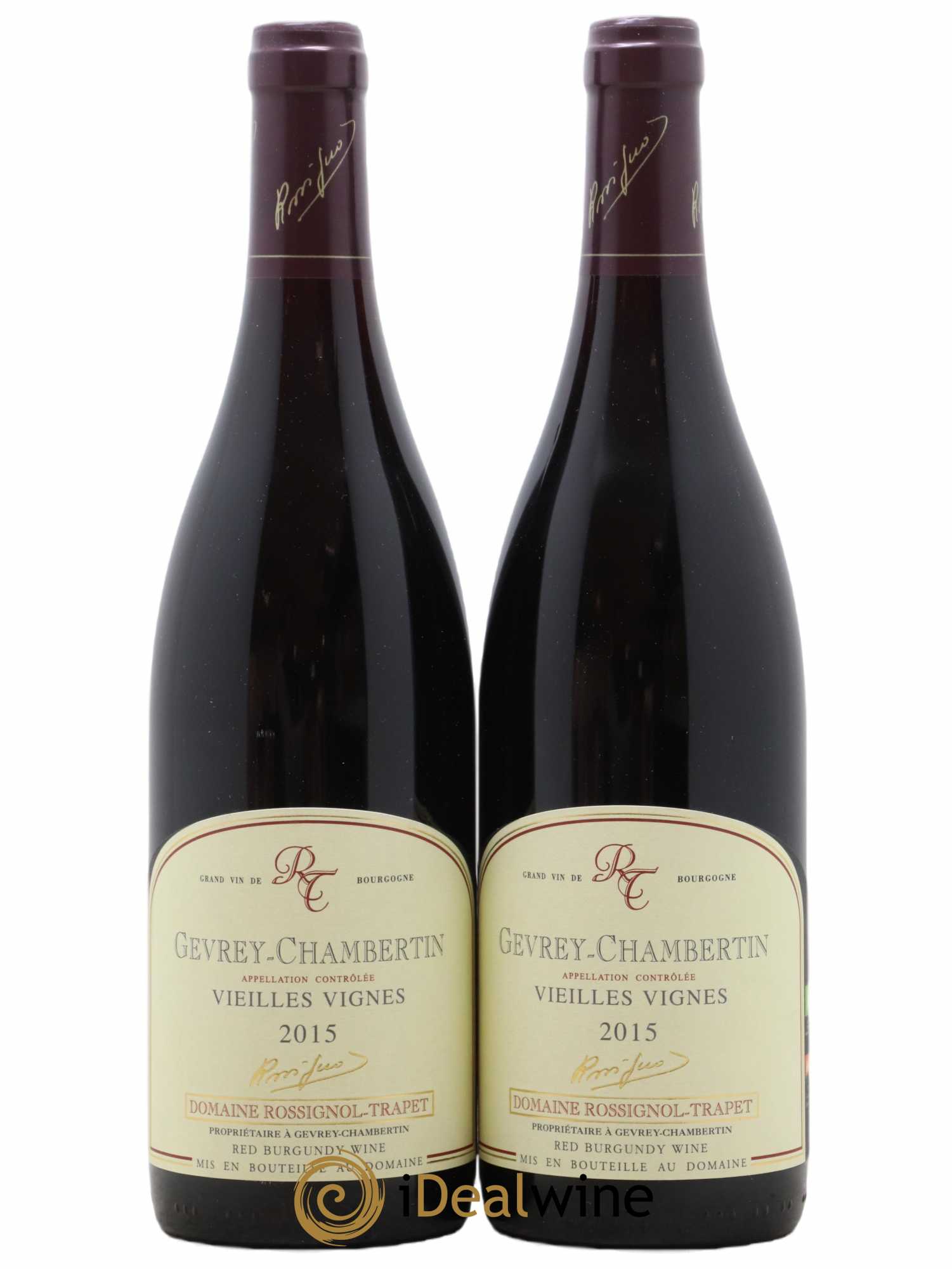 Gevrey-Chambertin Vieilles vignes Rossignol-Trapet (Domaine) 2015 - Lot de 2 bouteilles - 0