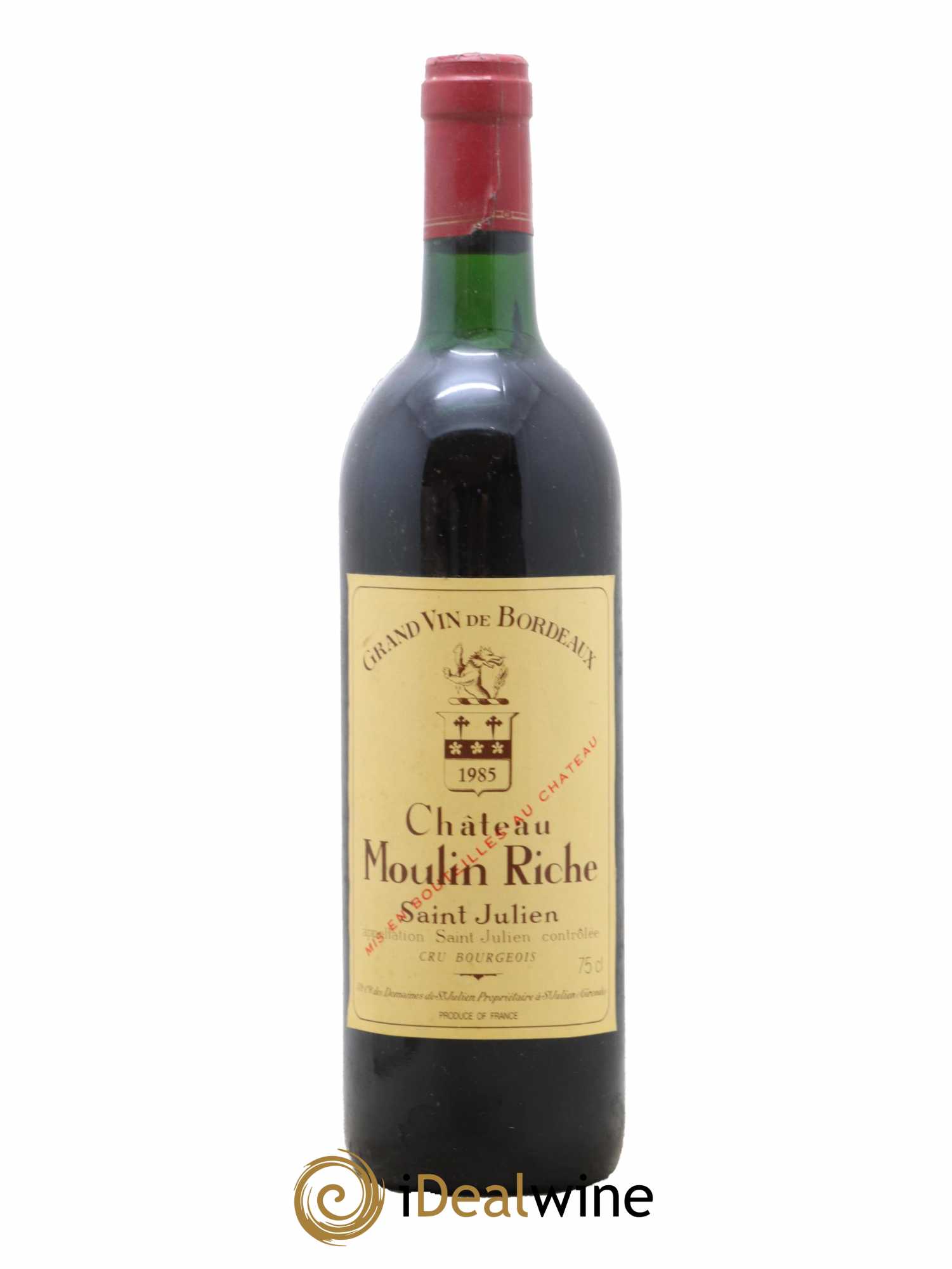 Château Moulin Riche 1985 - Lot de 1 bouteille - 0