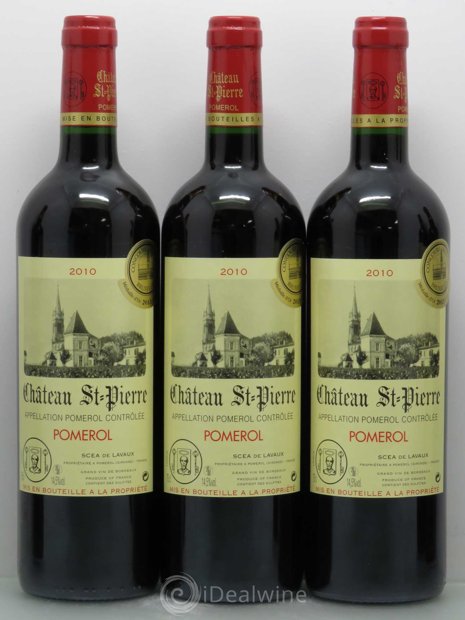Château Saint-Pierre 2010 - Lot de 6 bouteilles - 1