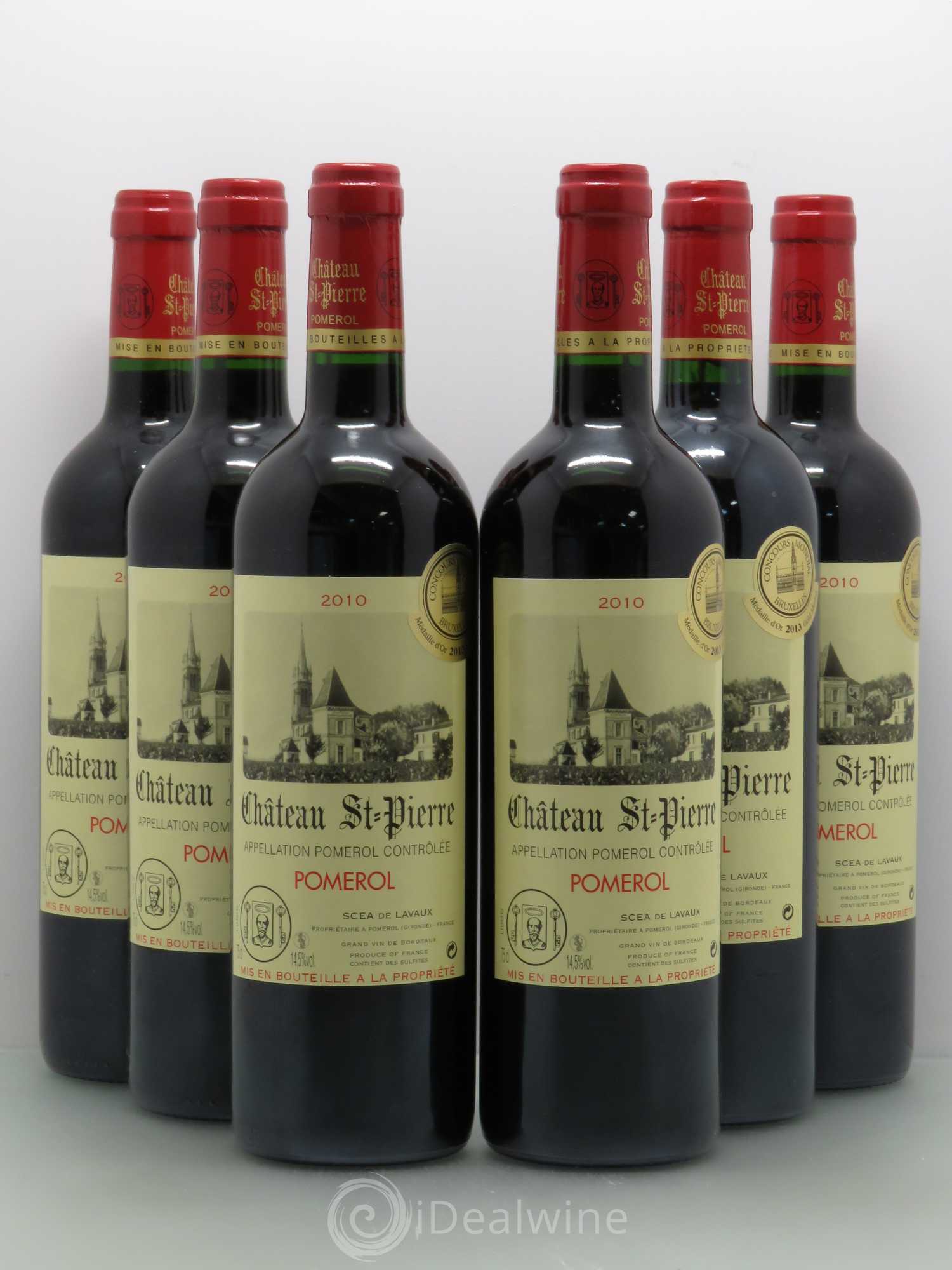 Château Saint-Pierre 2010 - Lot de 6 bouteilles - 0