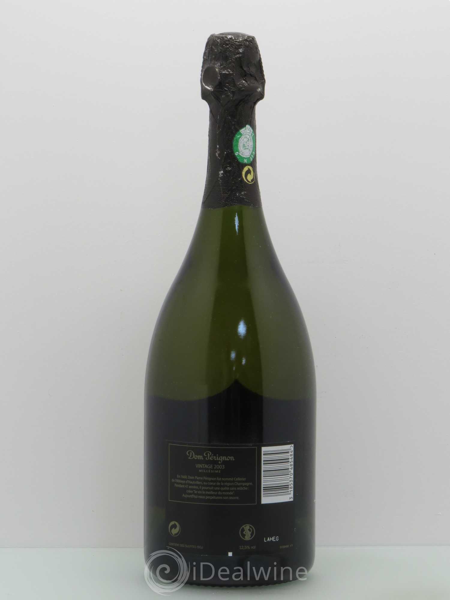 Brut Dom Pérignon 2003 - Lot de 1 bouteille - 1