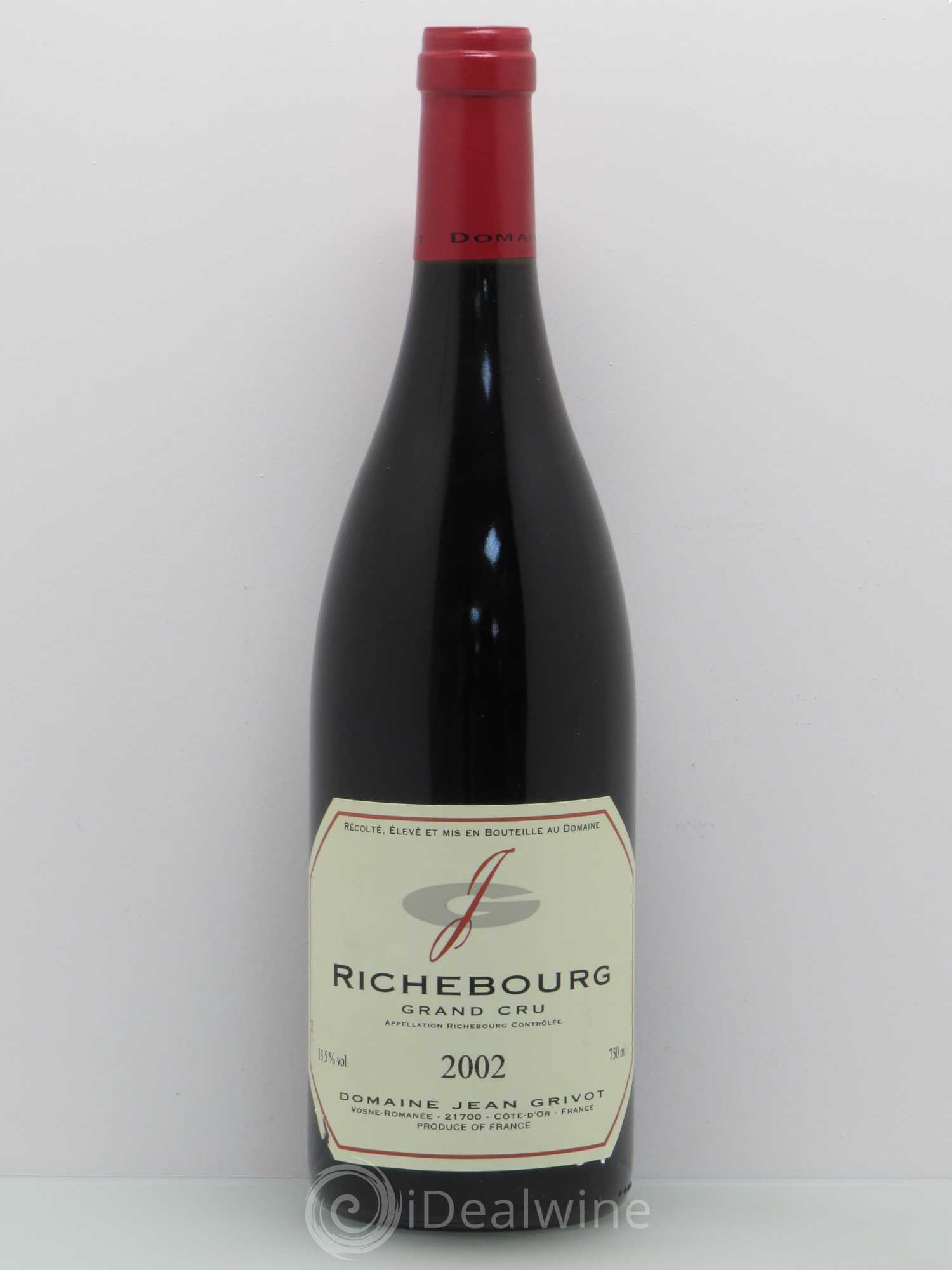 Richebourg Grand Cru Jean Grivot 2002 - Lot de 1 bouteille - 0