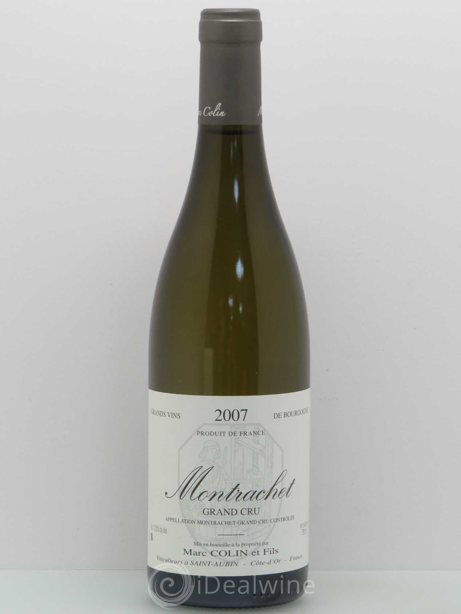 Montrachet Grand Cru Marc Colin & Fils 2007 - Lot de 1 bouteille - 0