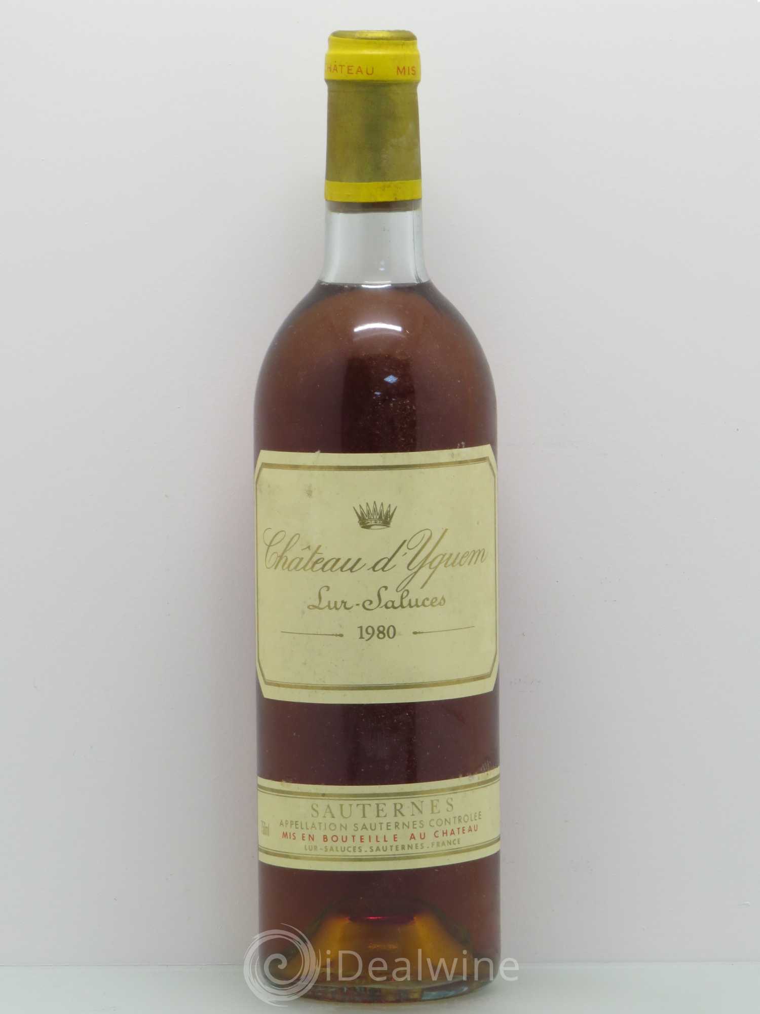 Château d' Yquem 1er Cru Classé Supérieur 1980 - Lotto di 1 bottiglia - 0